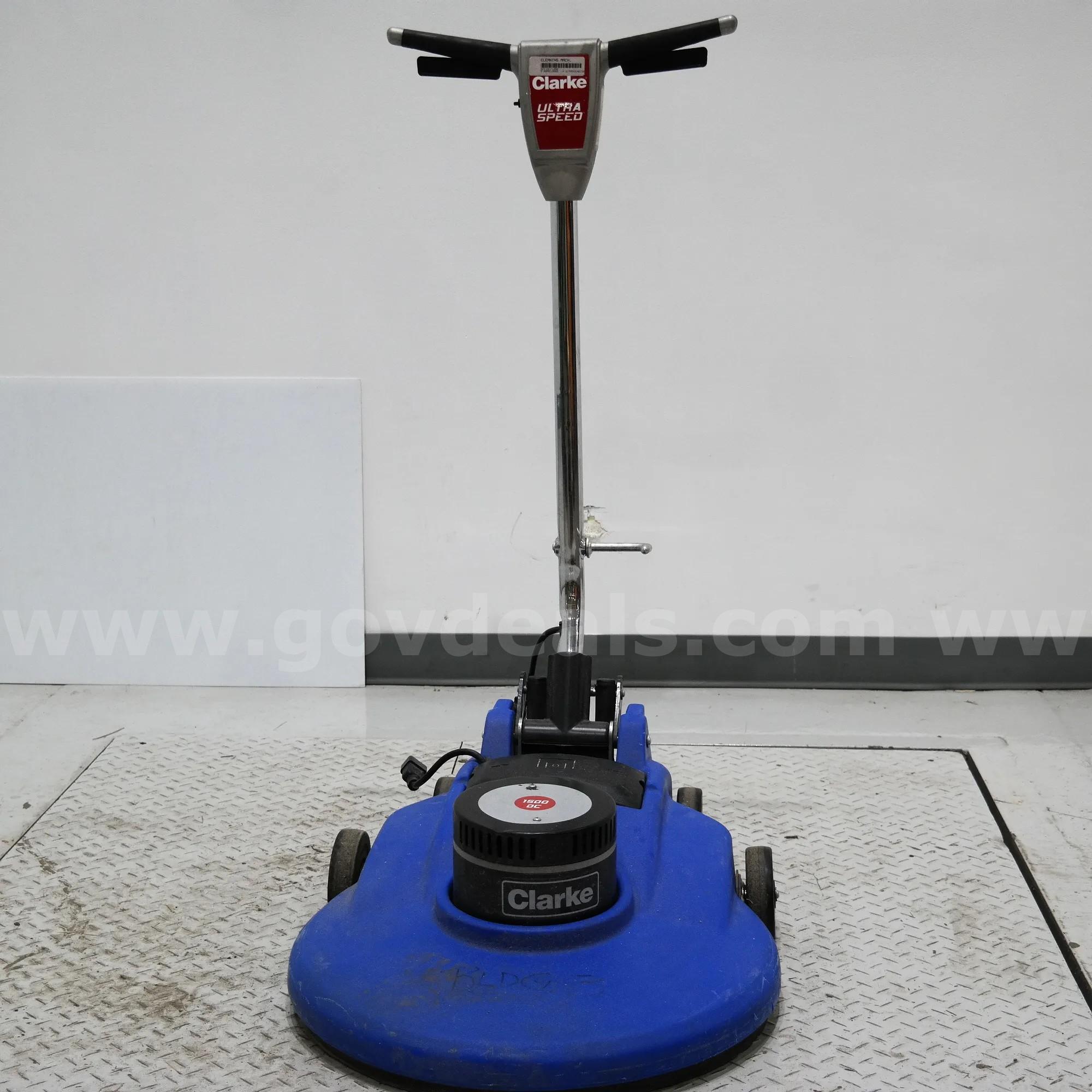LOT OF (2) Clarke Ultra Speed 1500 DC Floor Scrubber Clarke 1500 Government Surplus Auction - Photo #5