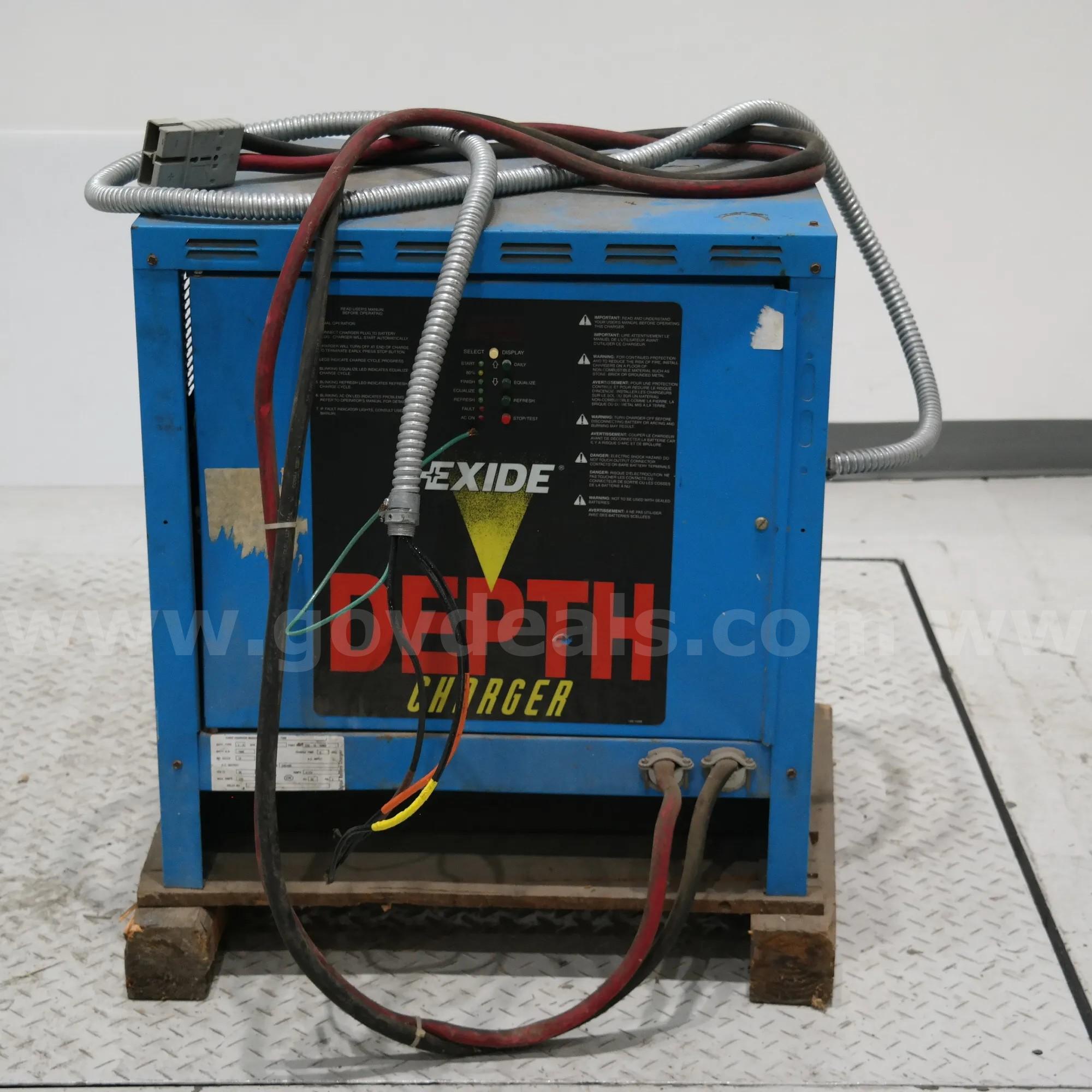 Exide Industrial Depth Battery Charger (Parts or Repair)