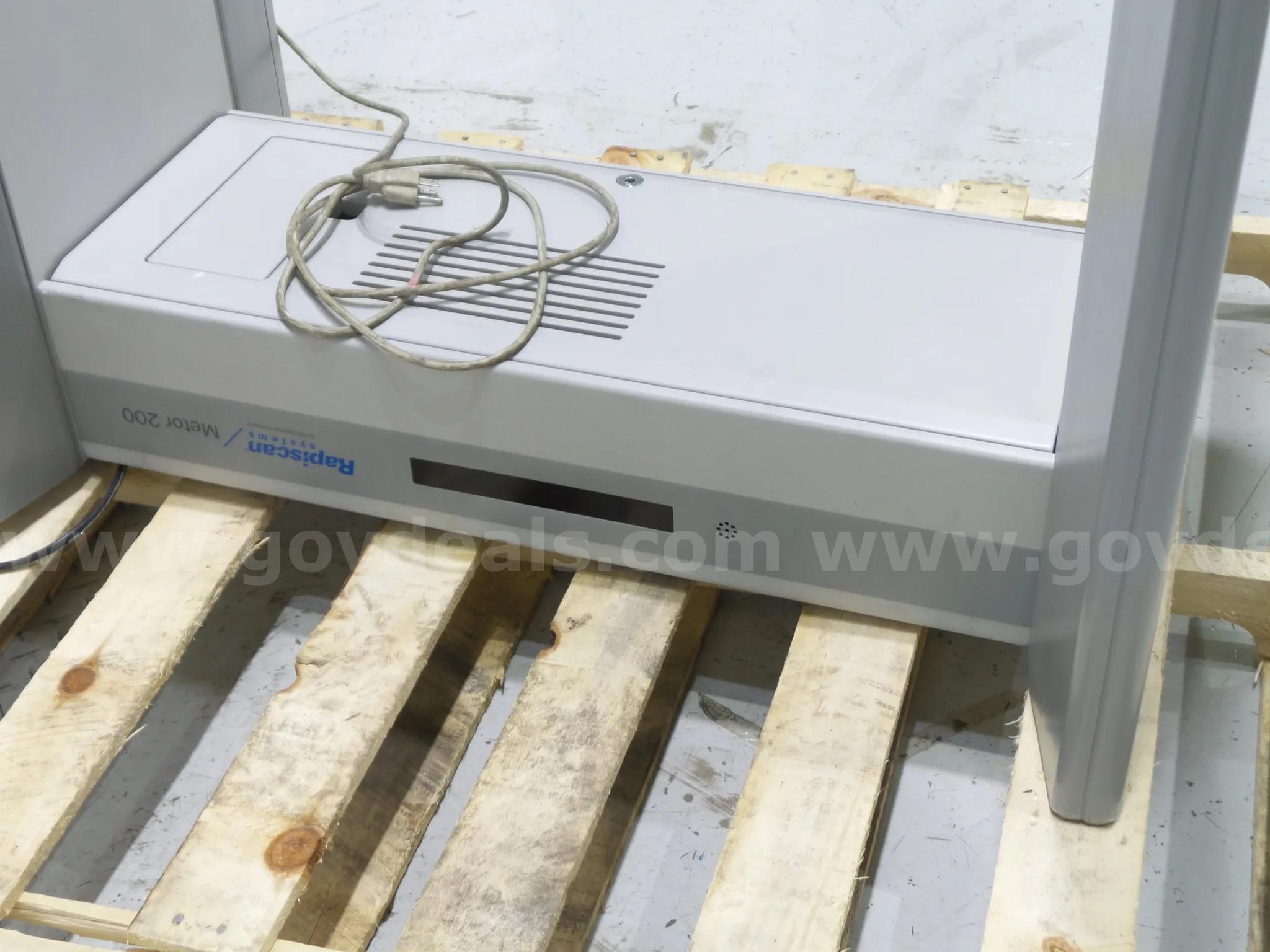 Rapiscan Systems Metor 200 Walk-Through Metal Detector Rapiscan Systems 200 Government Surplus Auction - Photo #6