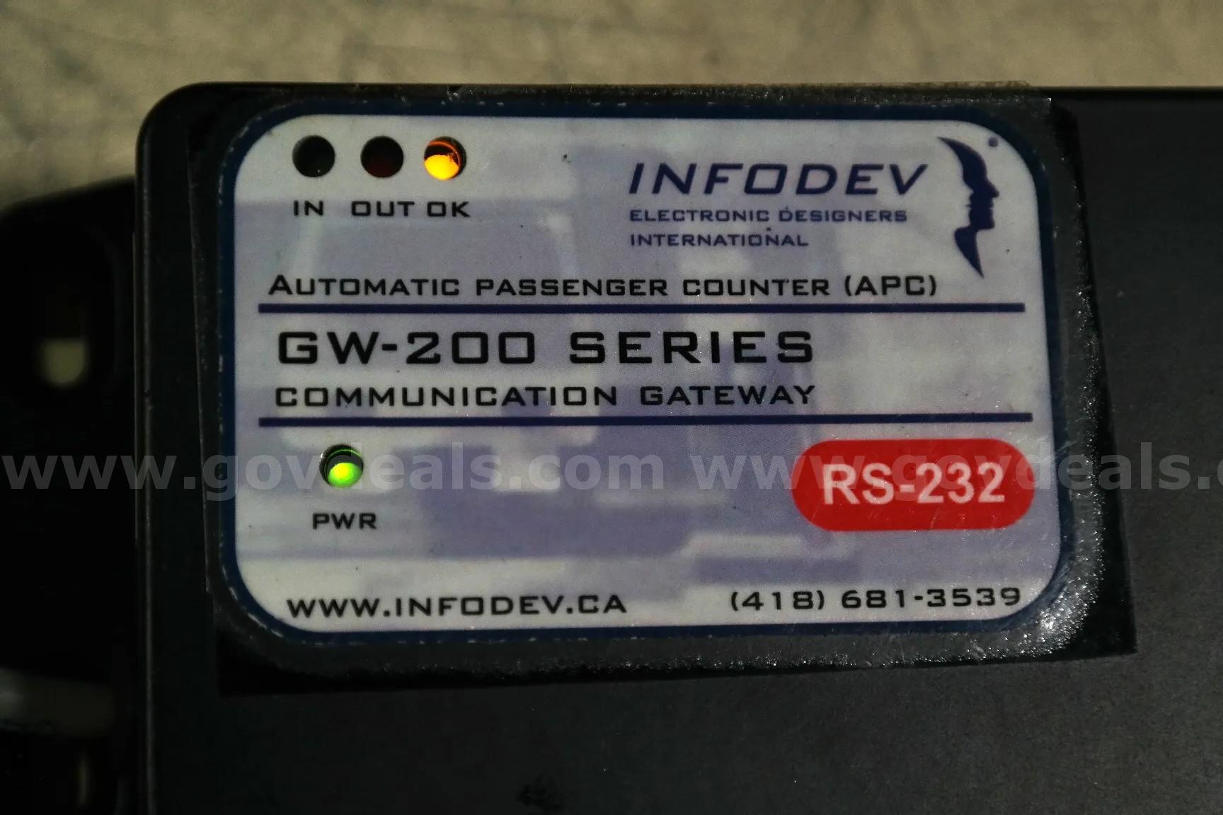LOT OF (48) Infodev Automatic Passenger Counter Infodev GW-200 Government Surplus Auction - Photo #3