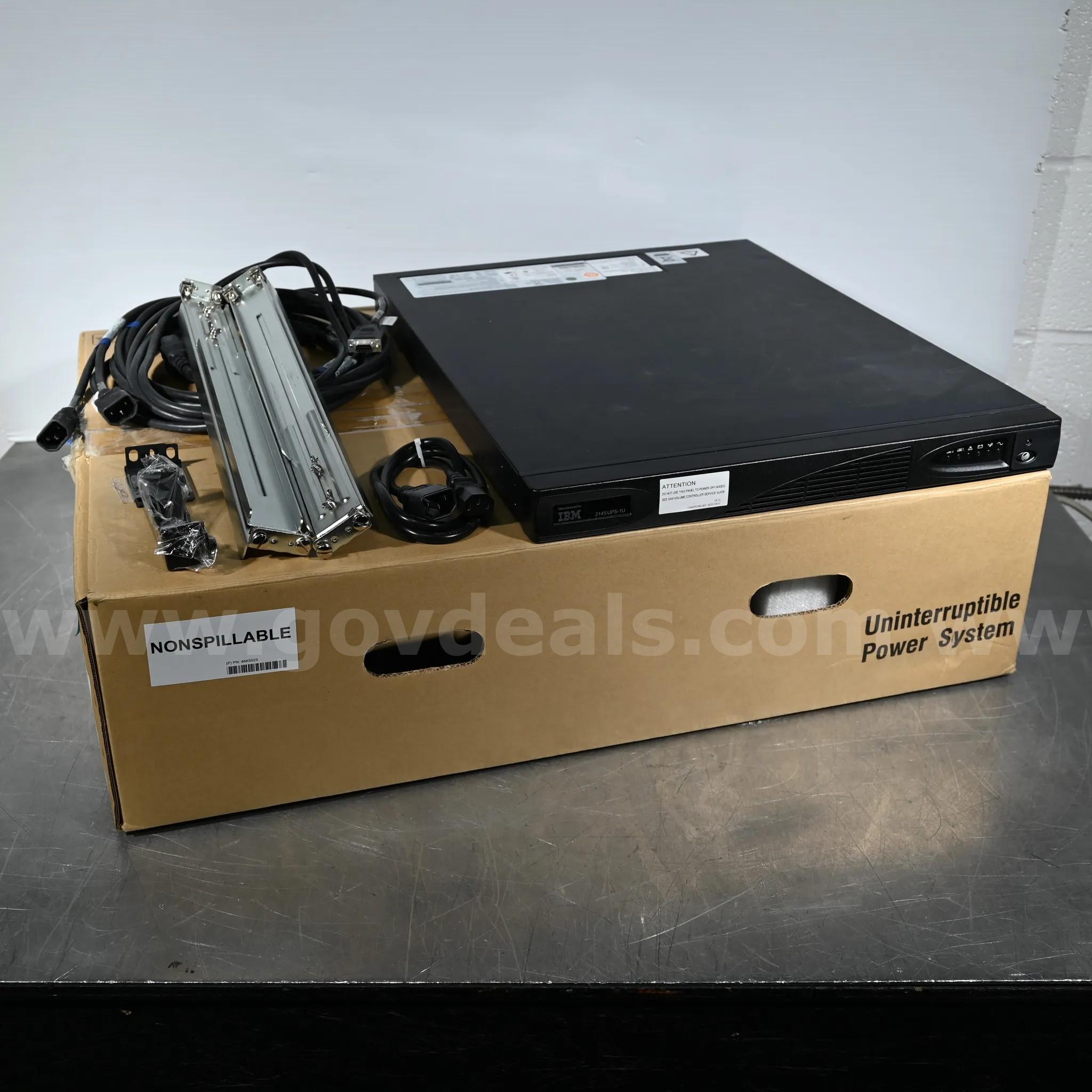 LOT OF (2) IBM UPS Uninterruptible Power Supply IBM 2145UPS-1U Government Surplus Auction - Photo #2