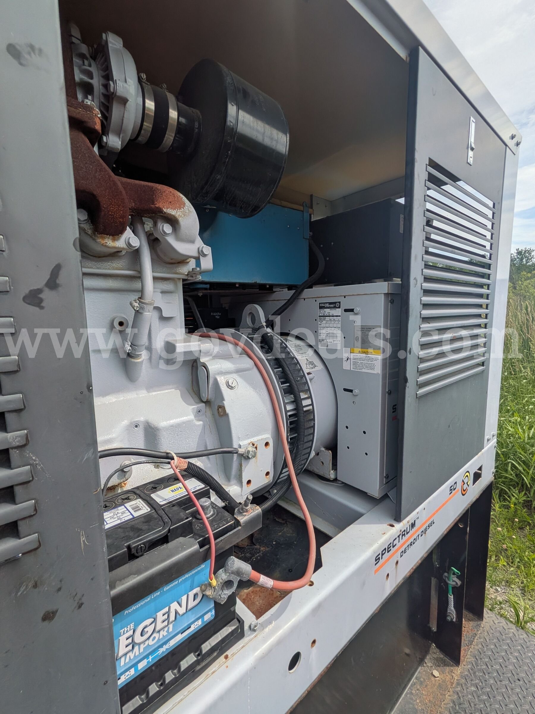 Spectrum Detroit Diesel Generator Spectrum 50DSEJ Government Surplus Auction - Photo #6
