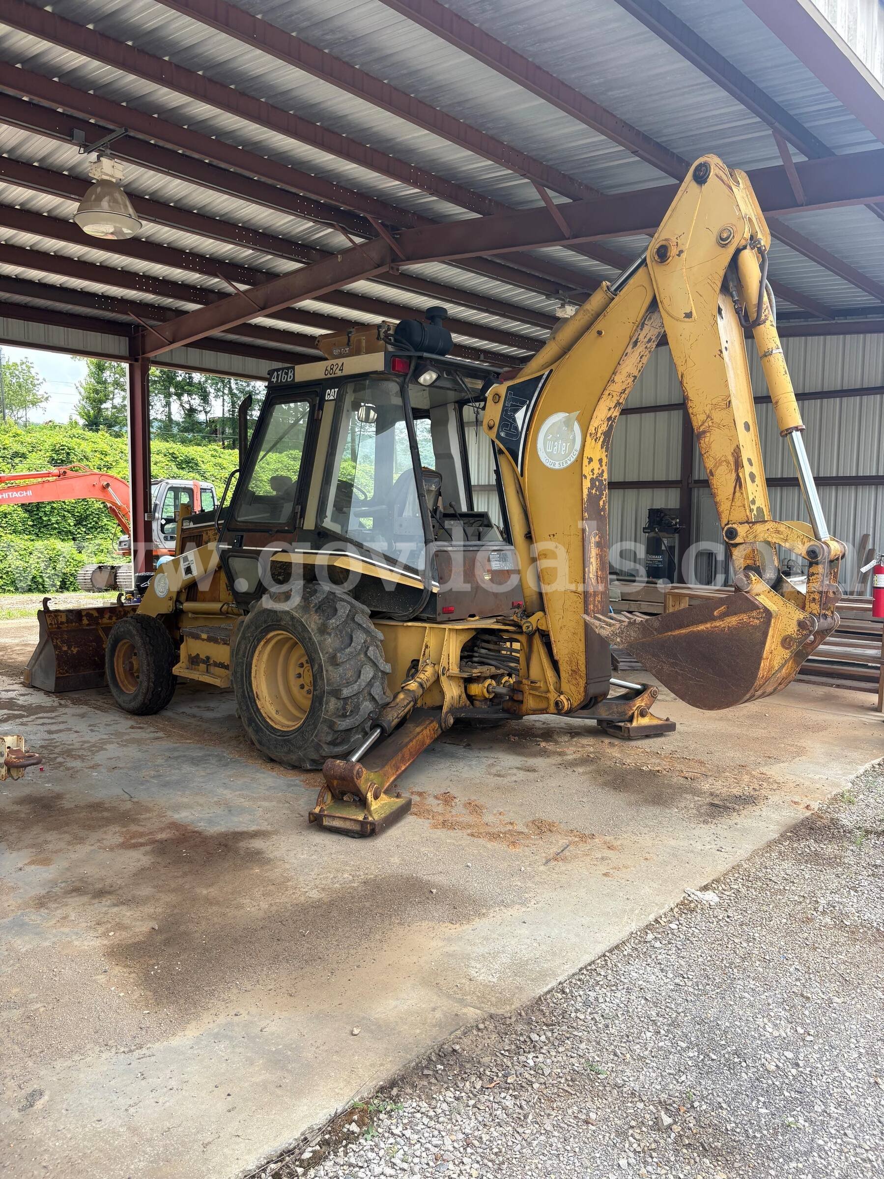 1996 416B CAT Backhoe CAT 416B Government Surplus Auction - Photo #3