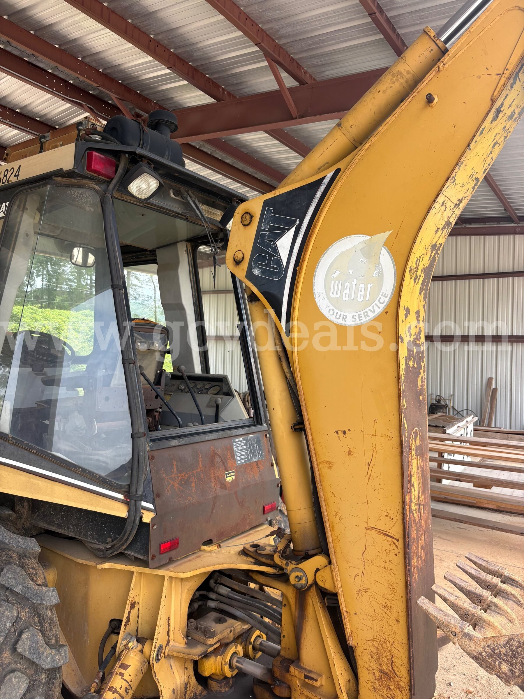 1996 416B CAT Backhoe CAT 416B Government Surplus Auction - Photo #5
