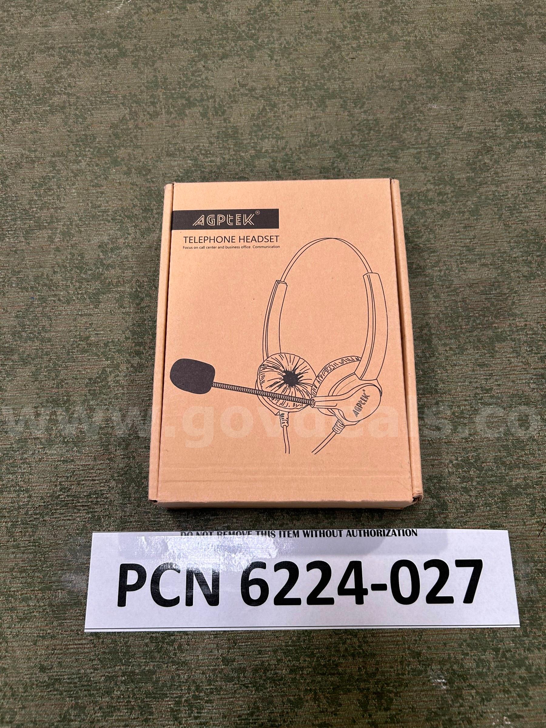 Headset, Telephone, AGPTEK   Government Surplus Auction - Photo #2