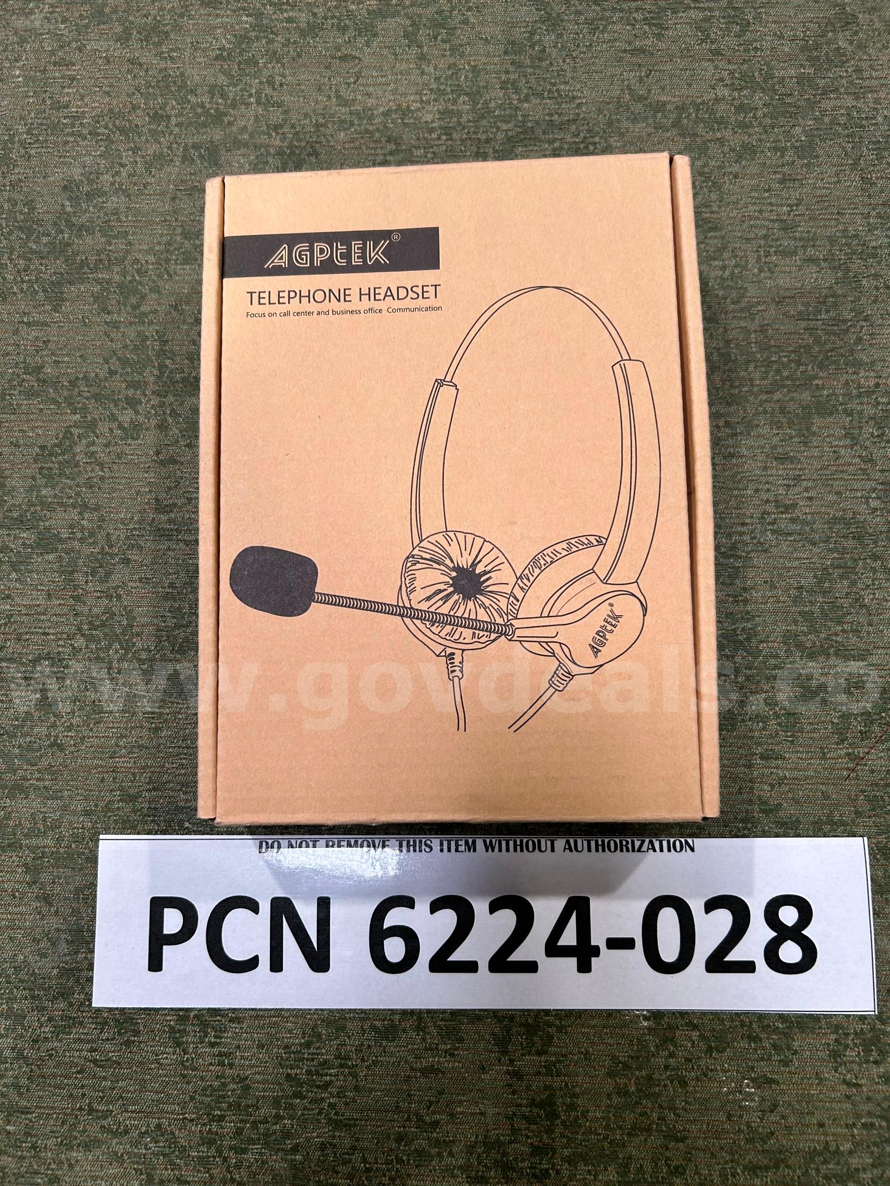 Headset, Telephone, AGPTEK   Government Surplus Auction - Photo #2
