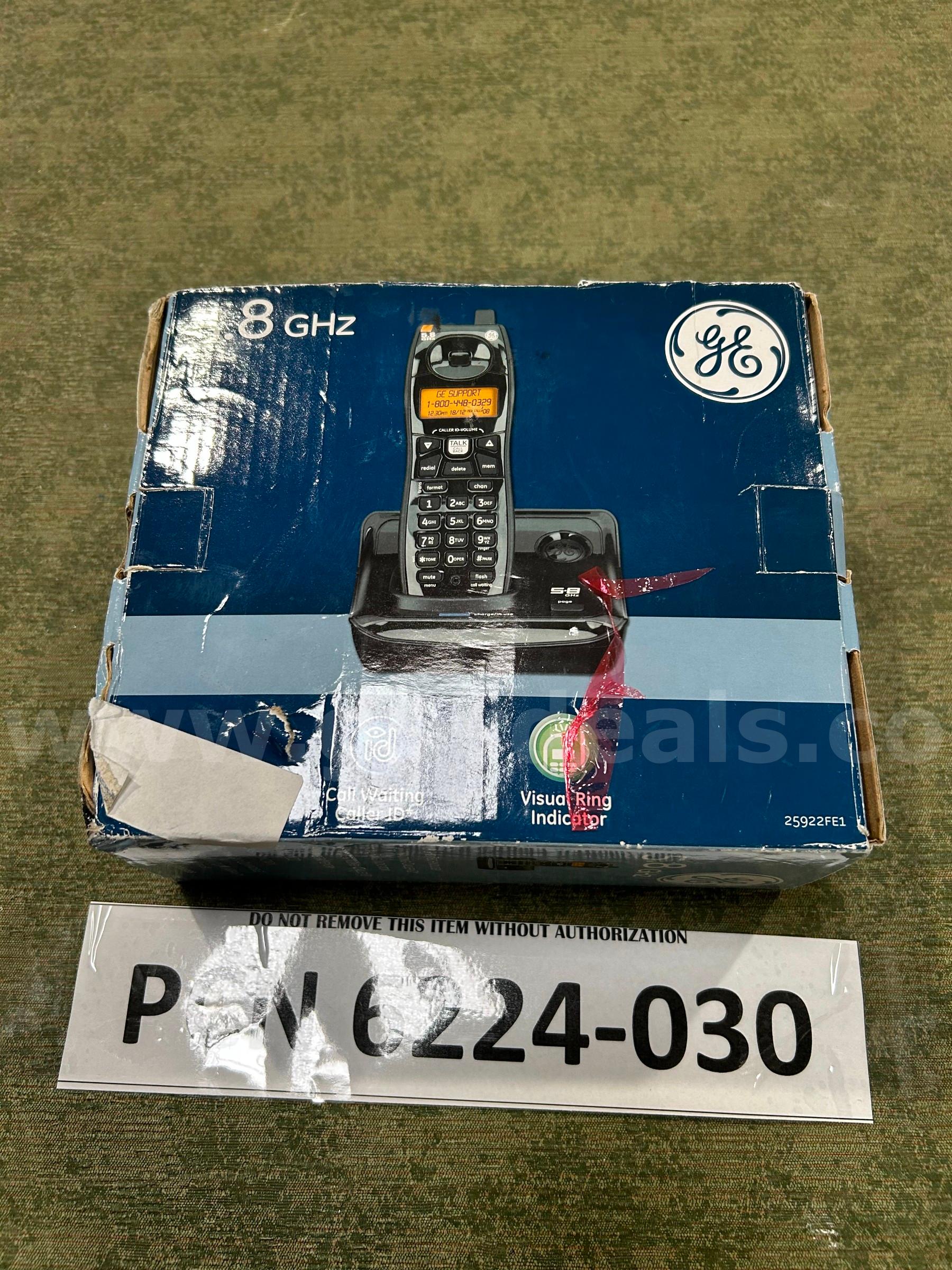 Phone, Cordless, GE, 5.8 GHZ   Government Surplus Auction - Photo #2