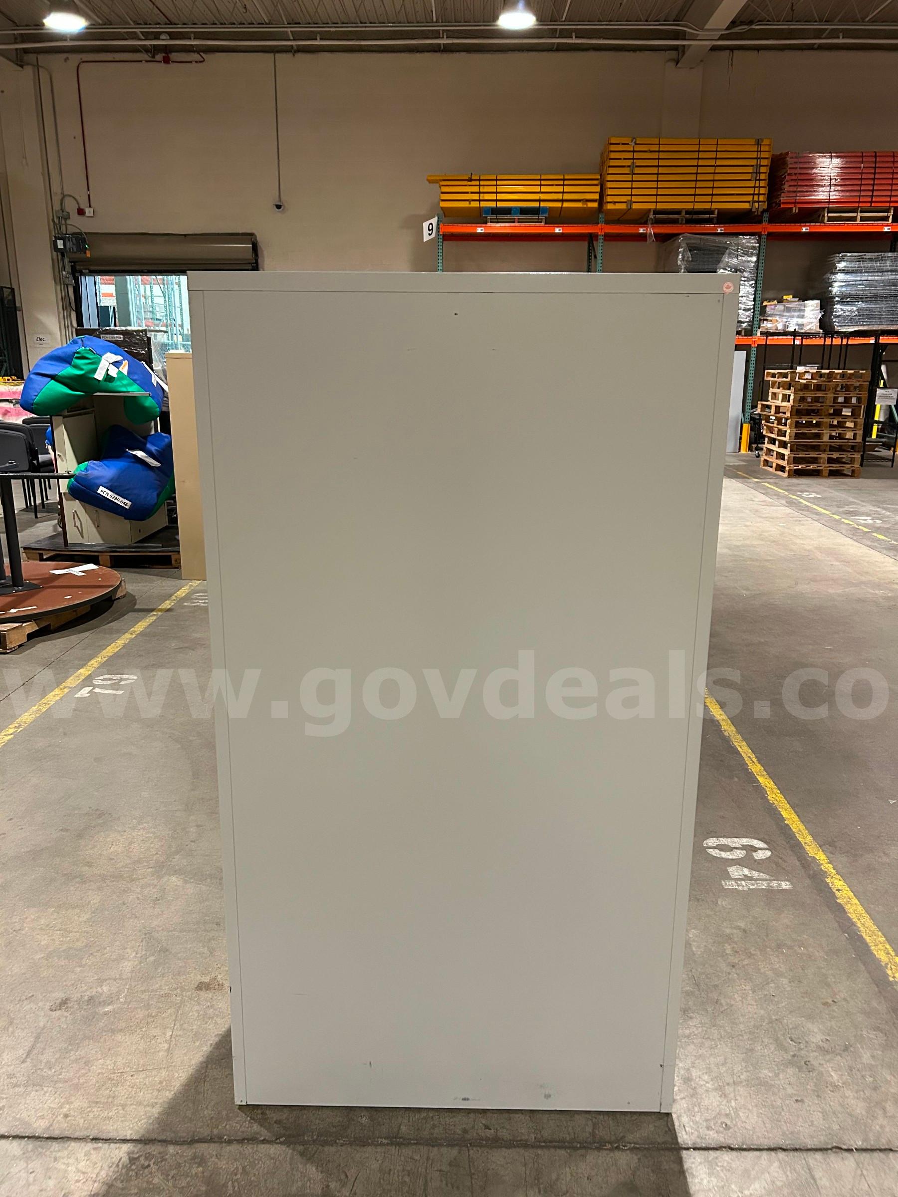Filing Cabinet, 5-Drawers, Lateral, Metal   Government Surplus Auction - Photo #3
