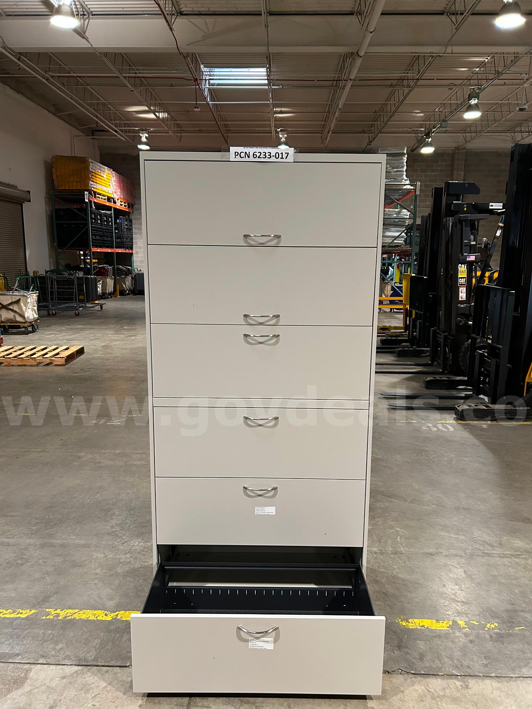 Filing Cabinet, 6-Drawers, Metal   Government Surplus Auction - Photo #5