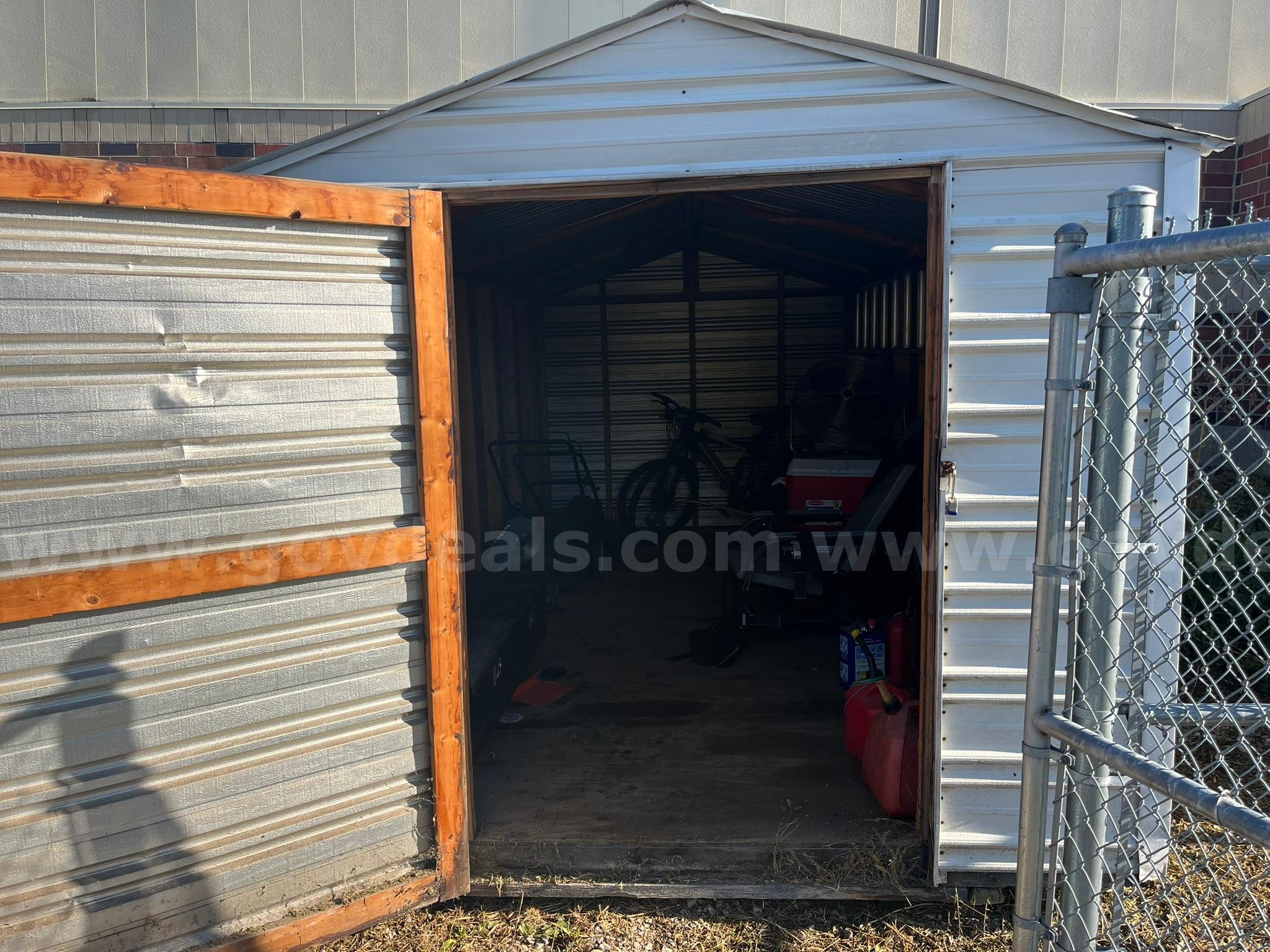 Storage Shed (8' x 16')   Government Surplus Auction - Photo #2