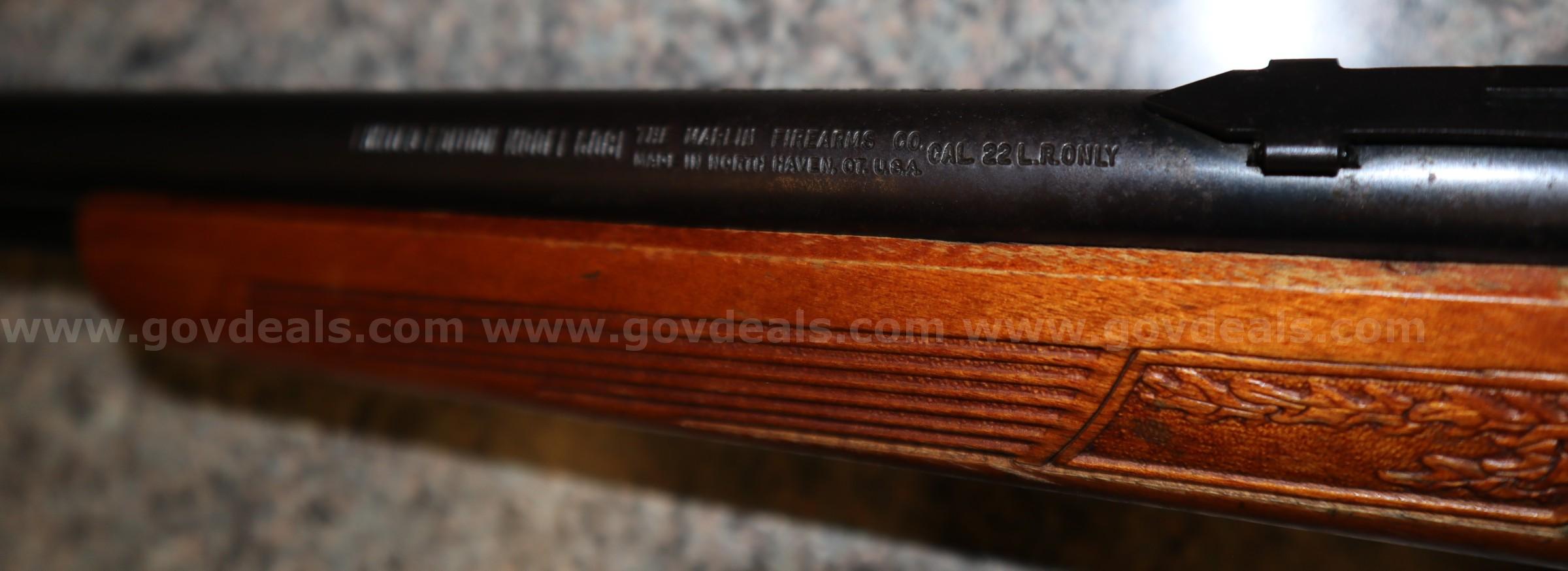 Marlin Limited Edition Model 6081 22 Caliber Rifle Marlin 6081 Government Surplus Auction - Photo #6
