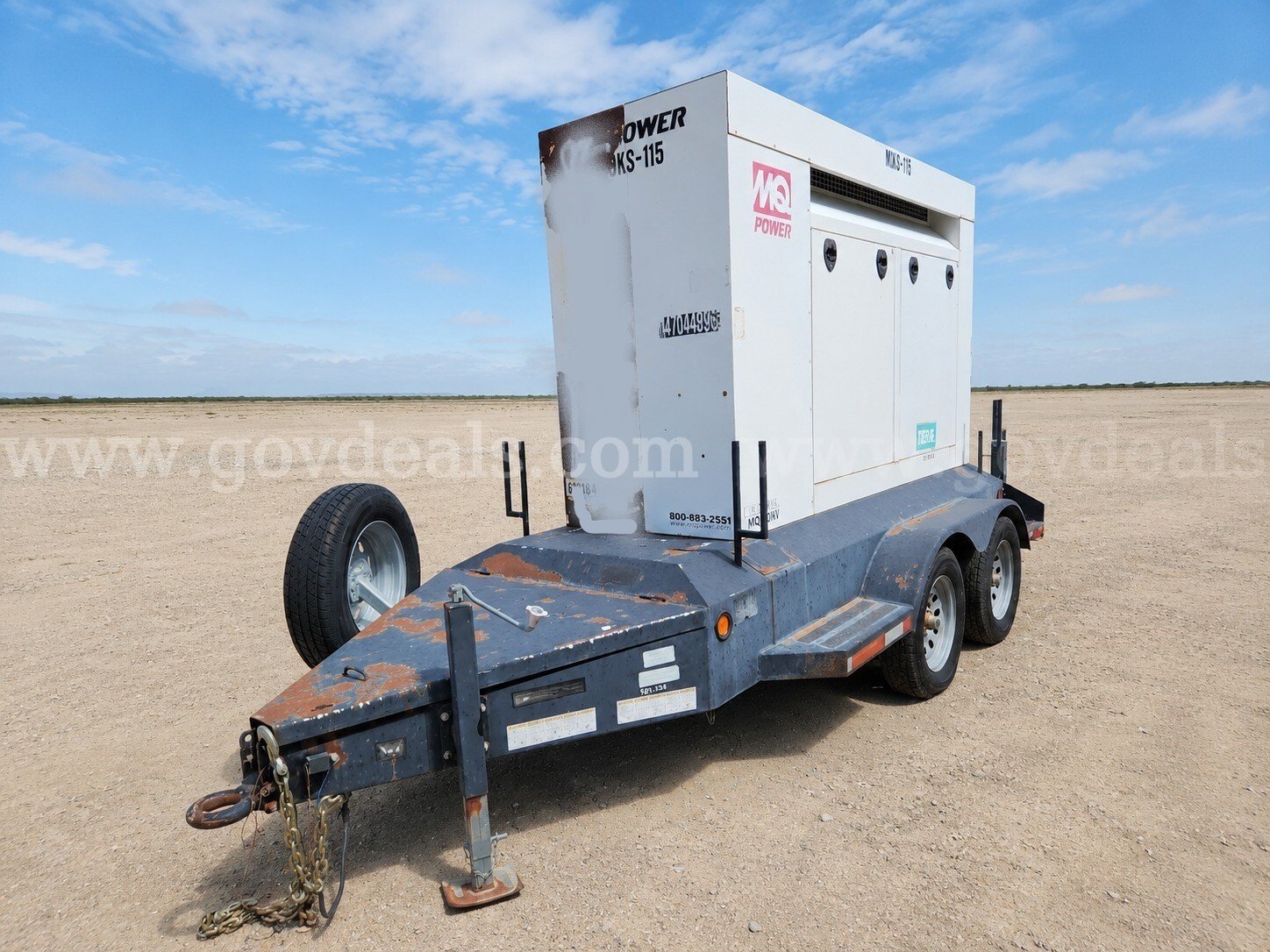 2008 MULTIQUIP MQP501V Generator 60KW  Standby Portable Diesel