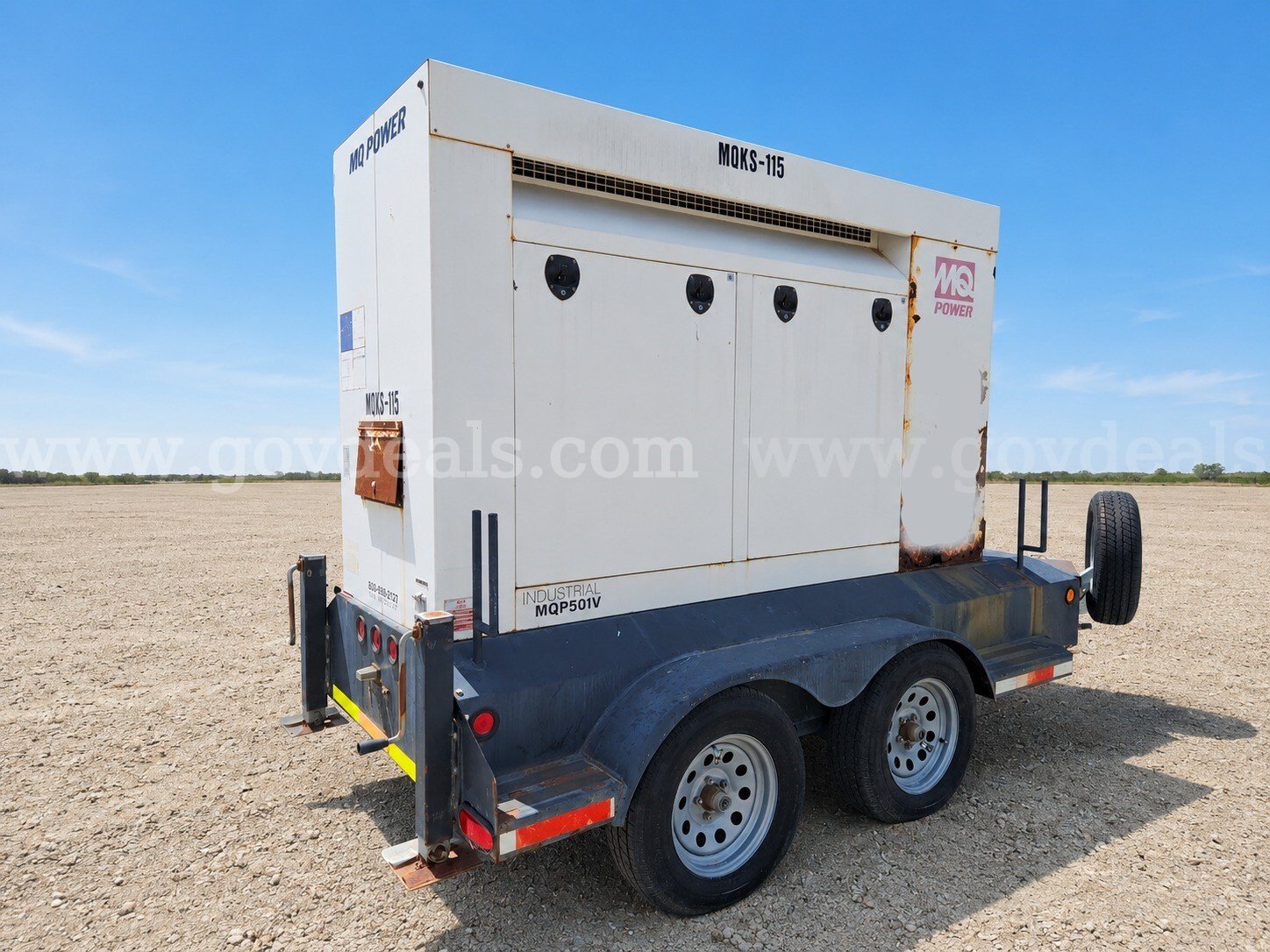 2008 MULTIQUIP MQP501V Generator 60KW  Standby Portable Diesel MULTIQUIP MQP501V Government Surplus Auction - Photo #3
