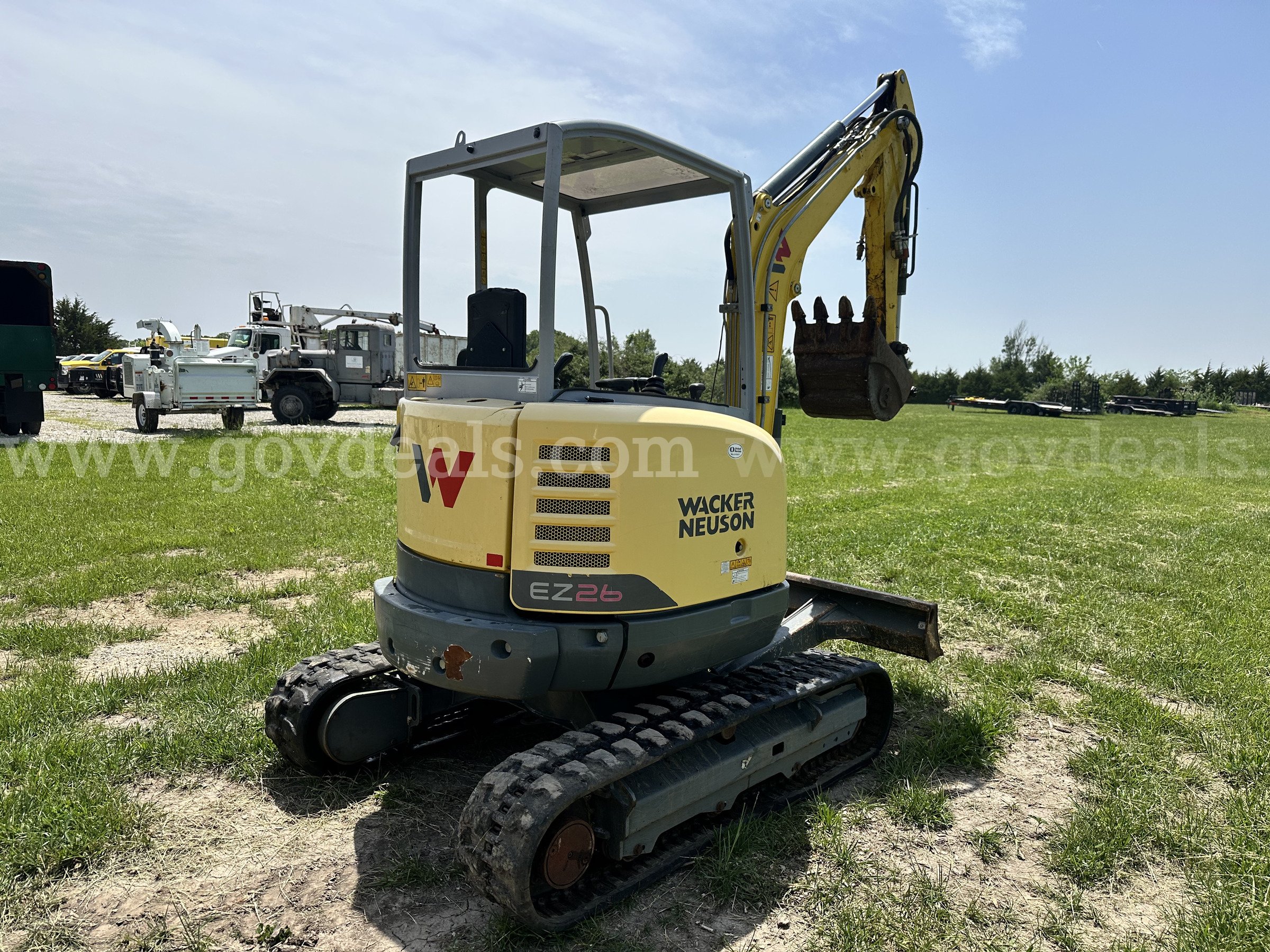 2019 Wacker Neuson EZ26 Mini Excavator  ****RESERVE REDUCED***** Wacker Neuson EX26 Government Surplus Auction - Photo #3