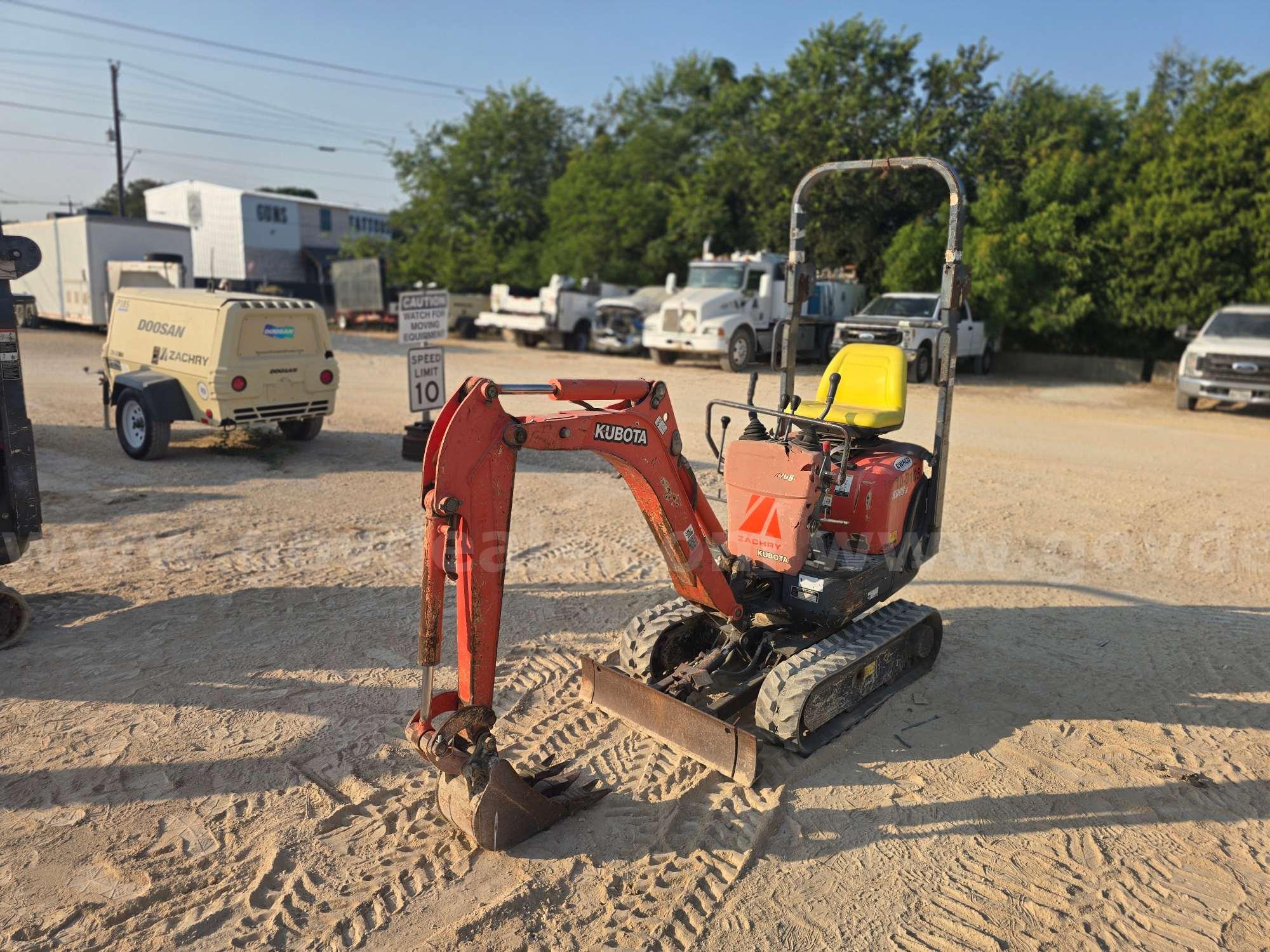 2014 Kubota K008-3 Compact Hydraulic Excavator