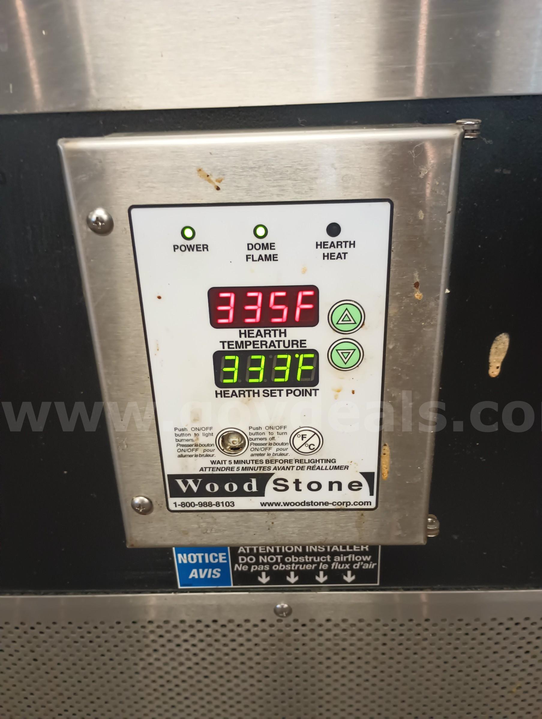 Commercial Pizza Oven Wood Stove WS-FD-9660 Government Surplus Auction - Photo #2
