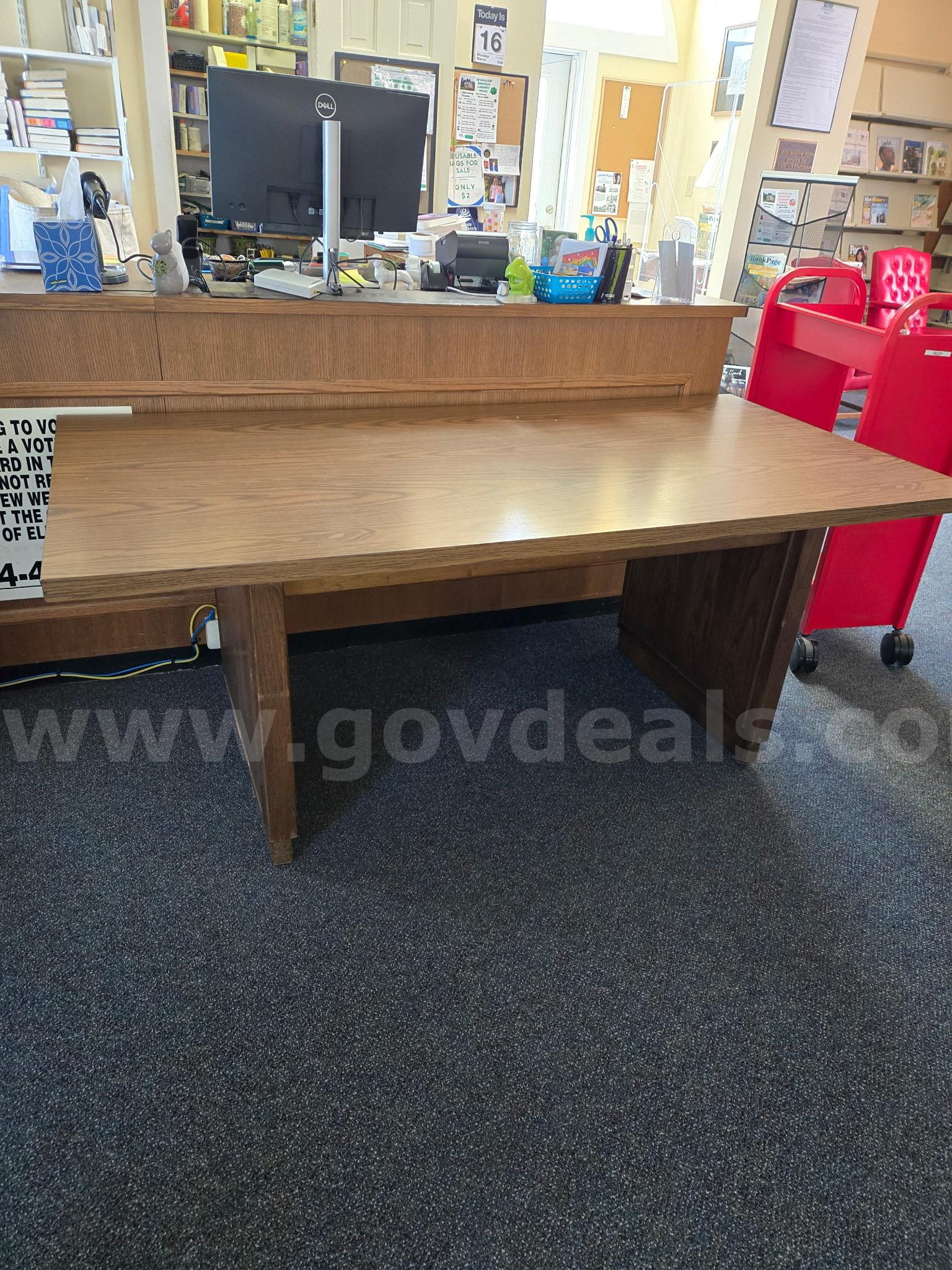 Library Table - Ready to Handle the Next Challenge   Government Surplus Auction - Primary Photo