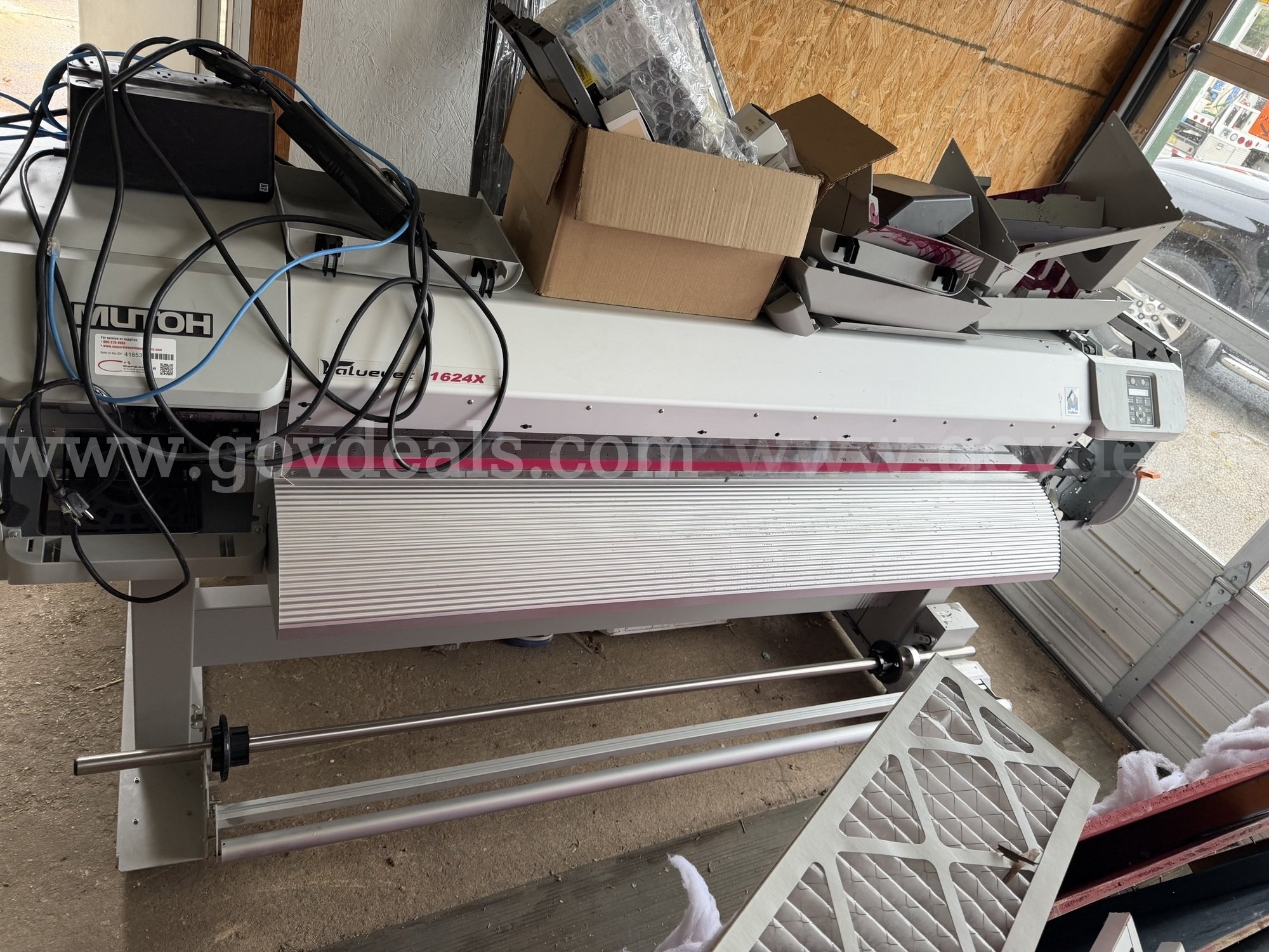 Mutoh ValueJet 1624X Large Format Sign Printer Mutoh 1624X Government Surplus Auction - Primary Photo