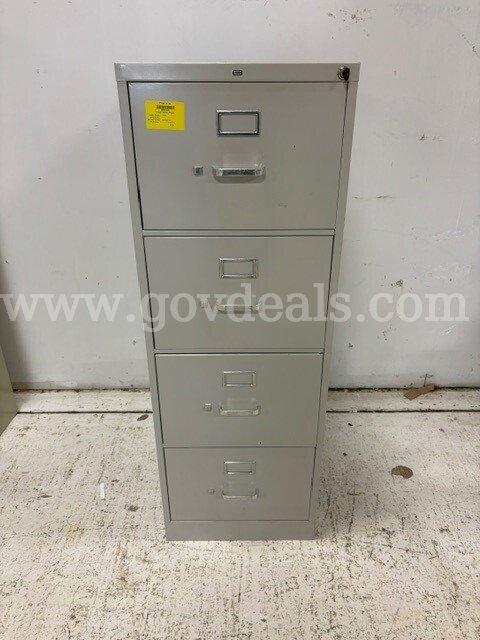 Vertical Four Drawer Legal Filing Cabinet