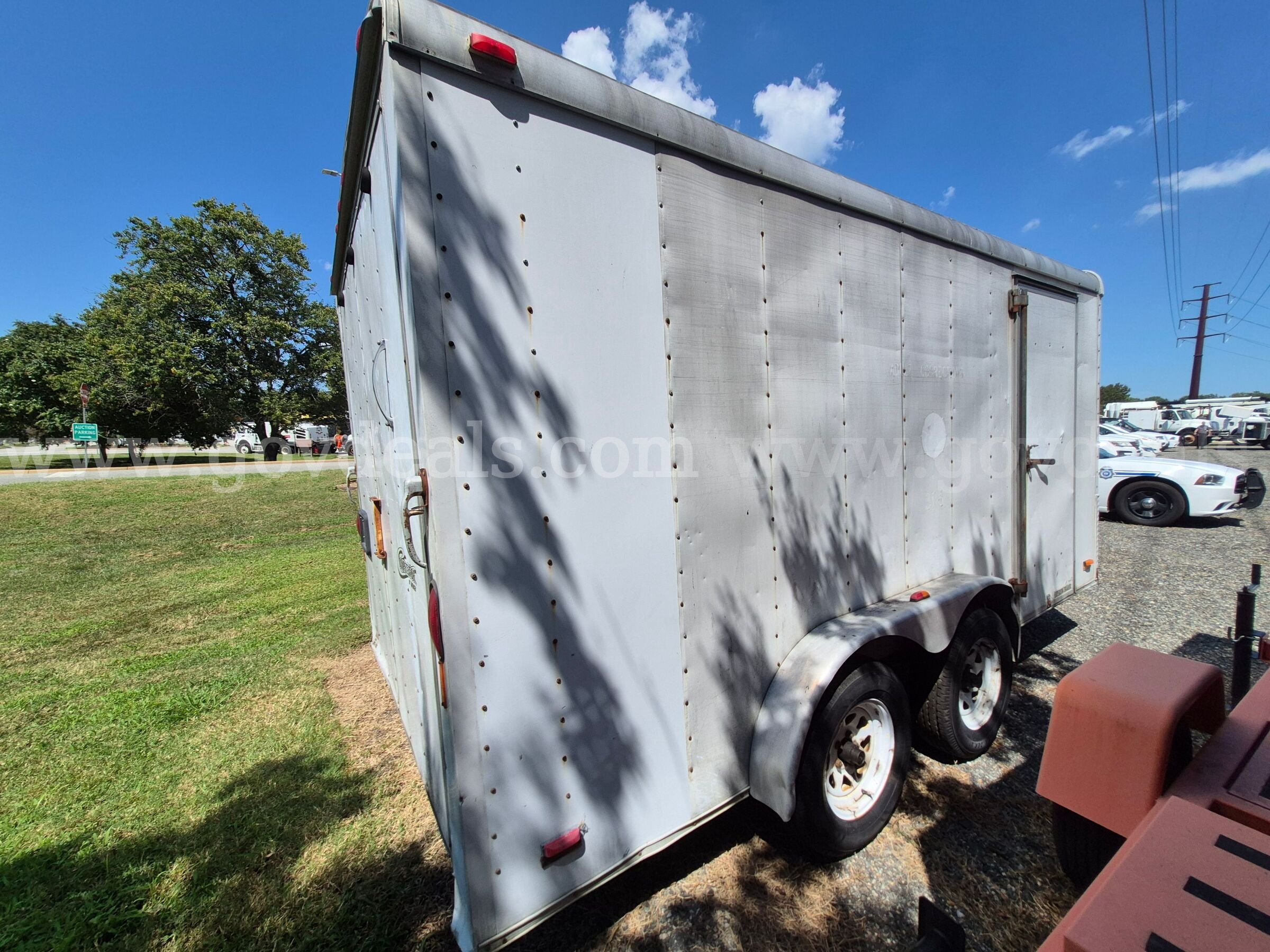 2003 Avenger 7 x14 Enclosed Trailer Avenger C714TAS3500 Government Surplus Auction - Photo #4