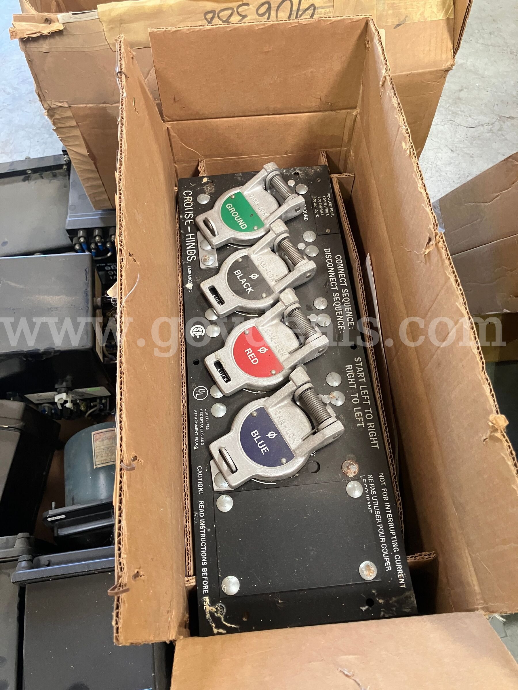 Pallet of Electrical switches, transformer, relays, circuit breakers, etc.   Government Surplus Auction - Photo #2