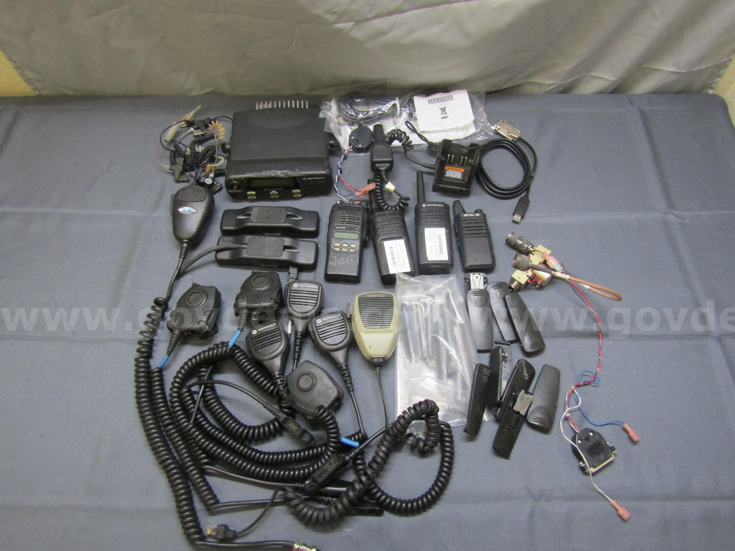One LOT of Various Two Way Radio Related Equipment   Government Surplus Auction - Primary Photo