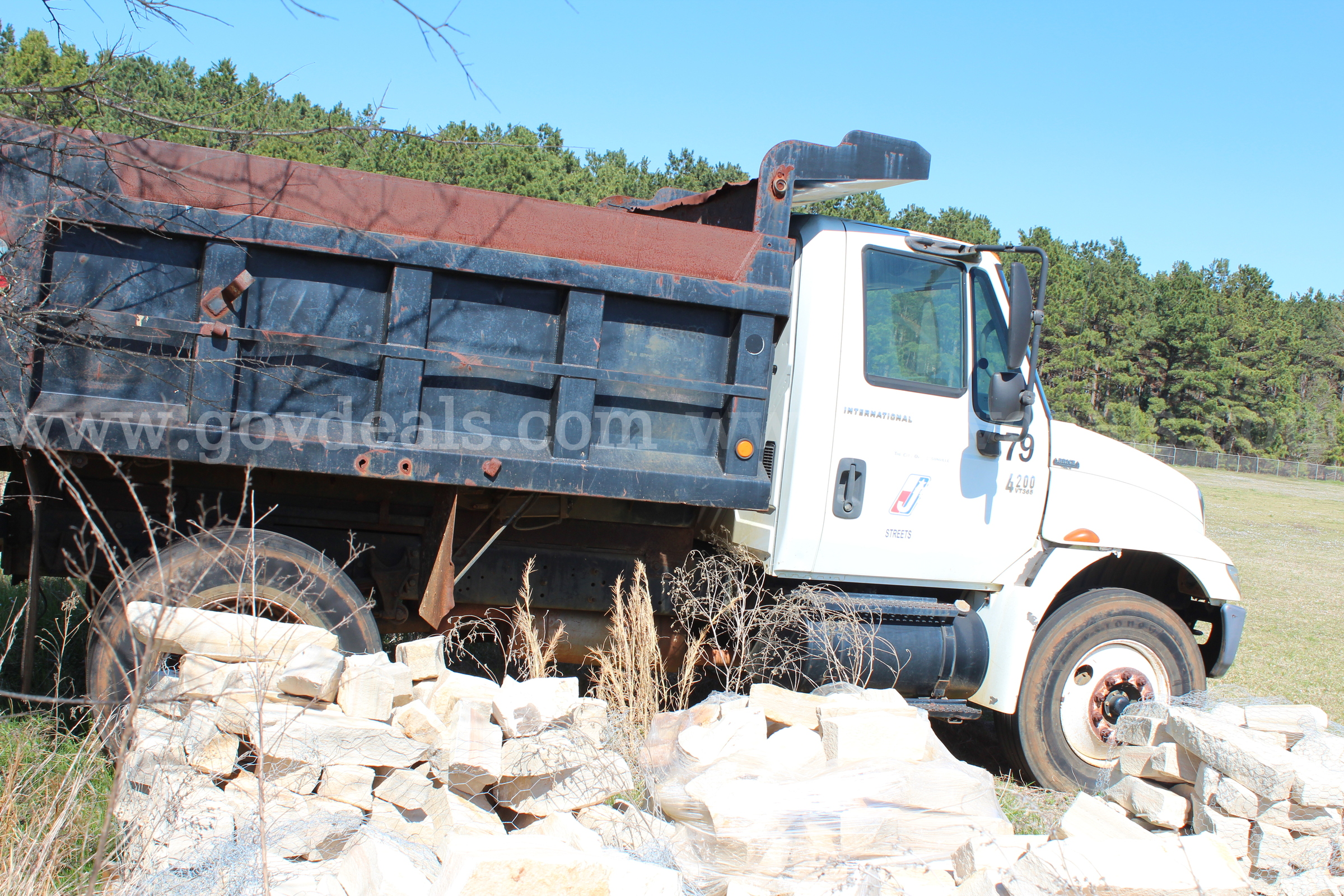 2003 International Dump Truck International 4200 Government Surplus Auction - Photo #6