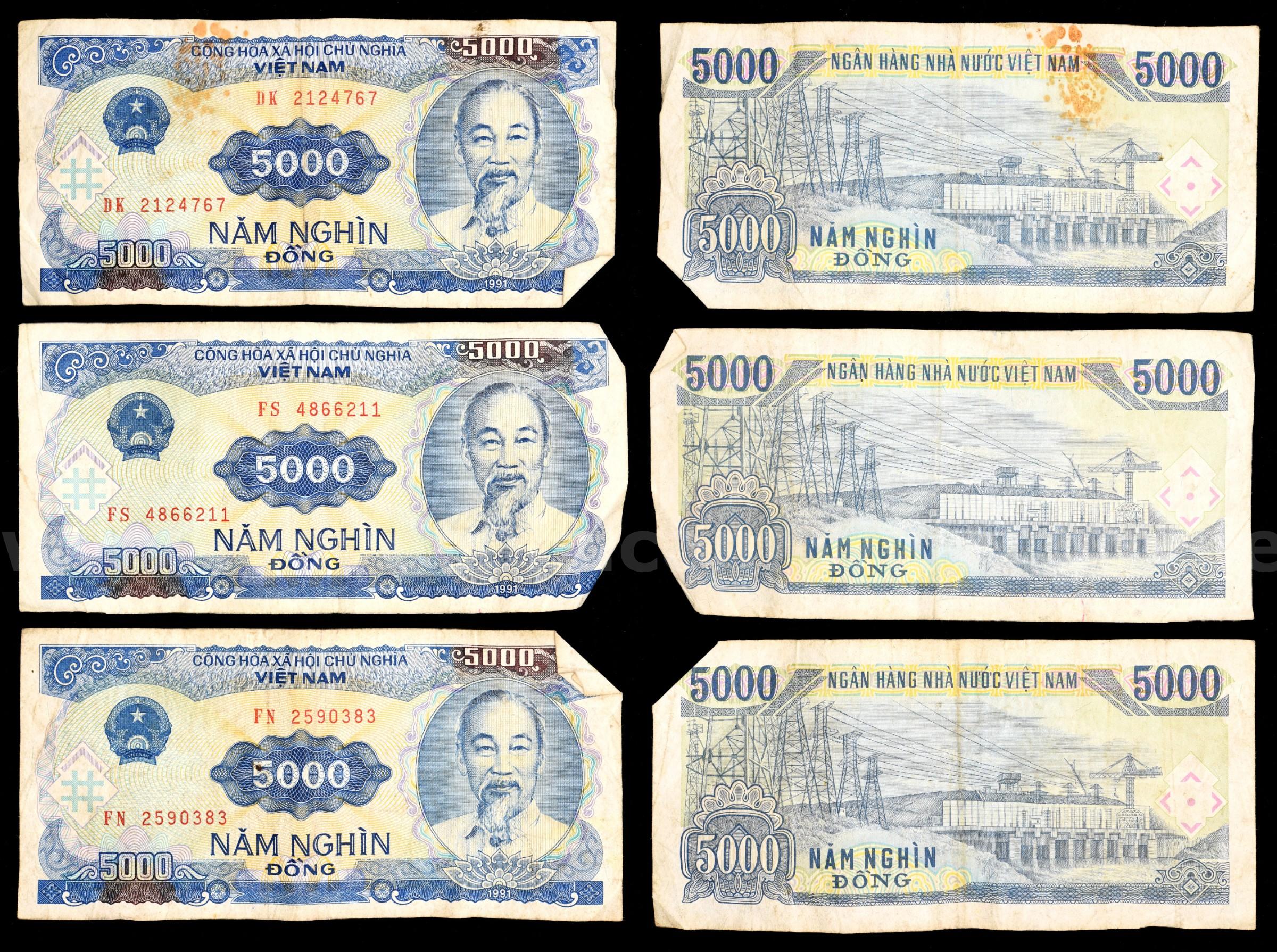 Vietnamese Dong Paper Money and Foreign Coin & Currency Lot Freightliner M2 106 Government Surplus Auction - Photo #2