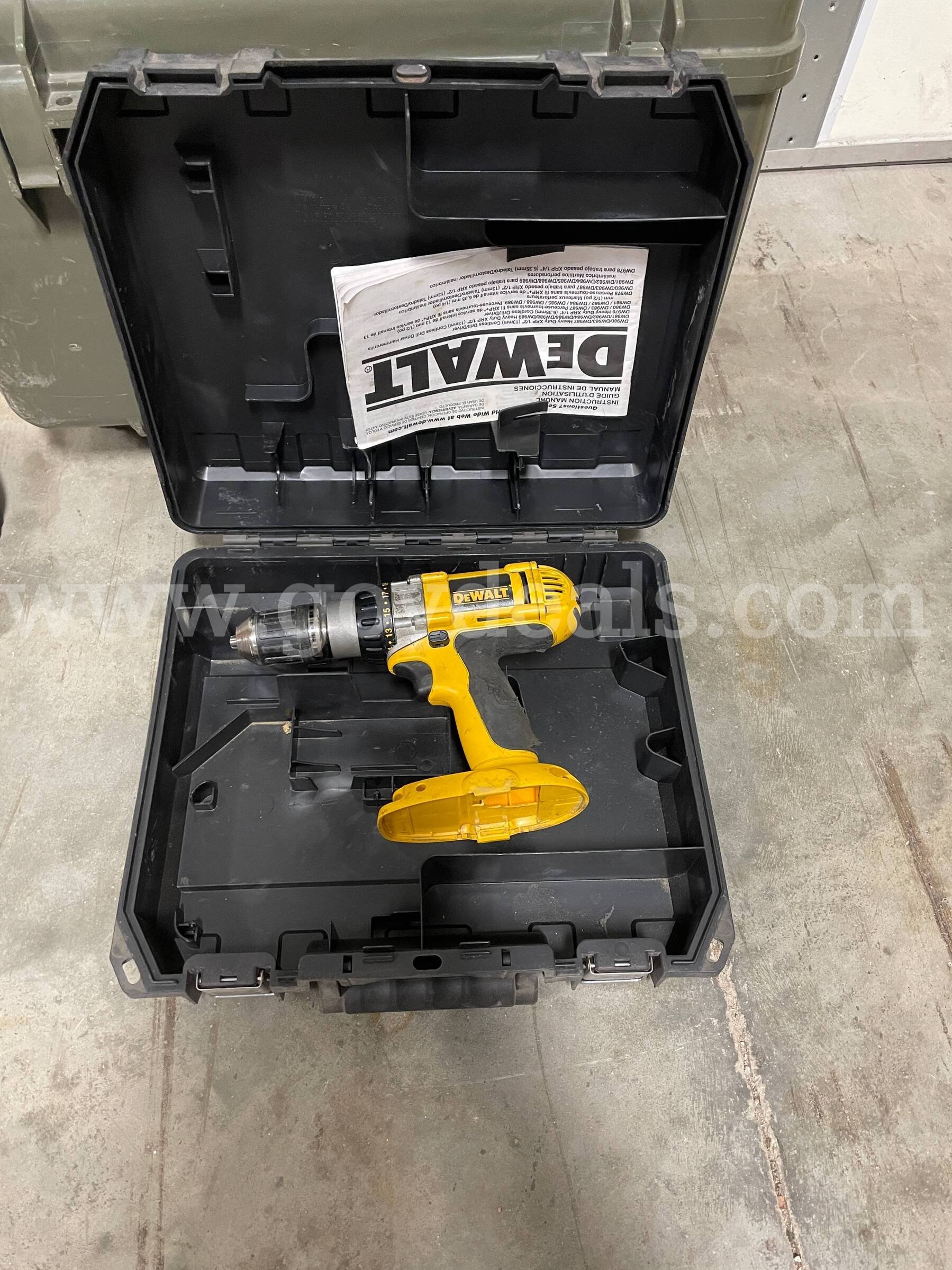 3 S-K tool boxes and 18V Dewalt power tools S-K and Dewalt  Government Surplus Auction - Photo #3