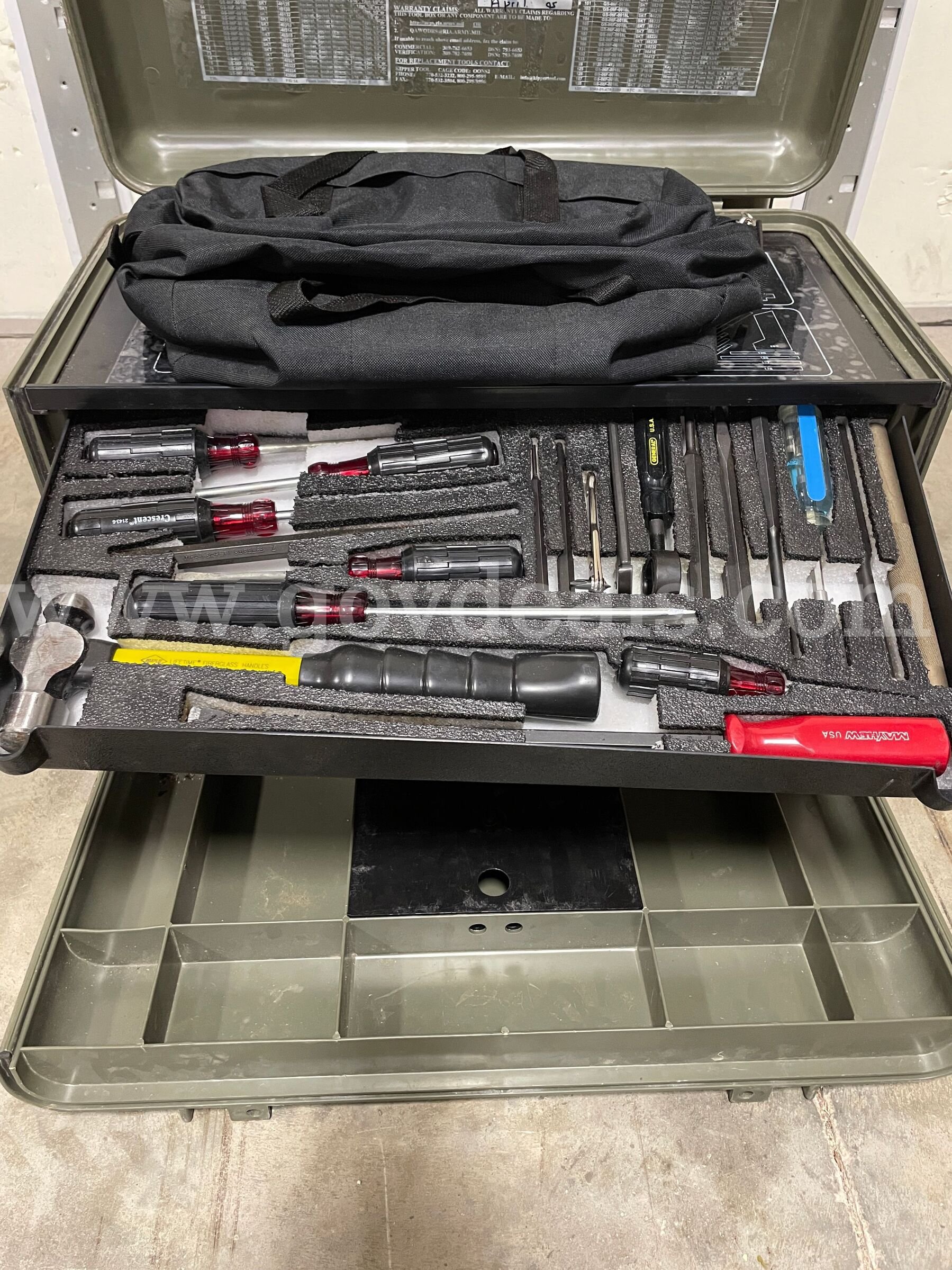 3 S-K tool boxes and 18V Dewalt power tools S-K and Dewalt  Government Surplus Auction - Photo #6