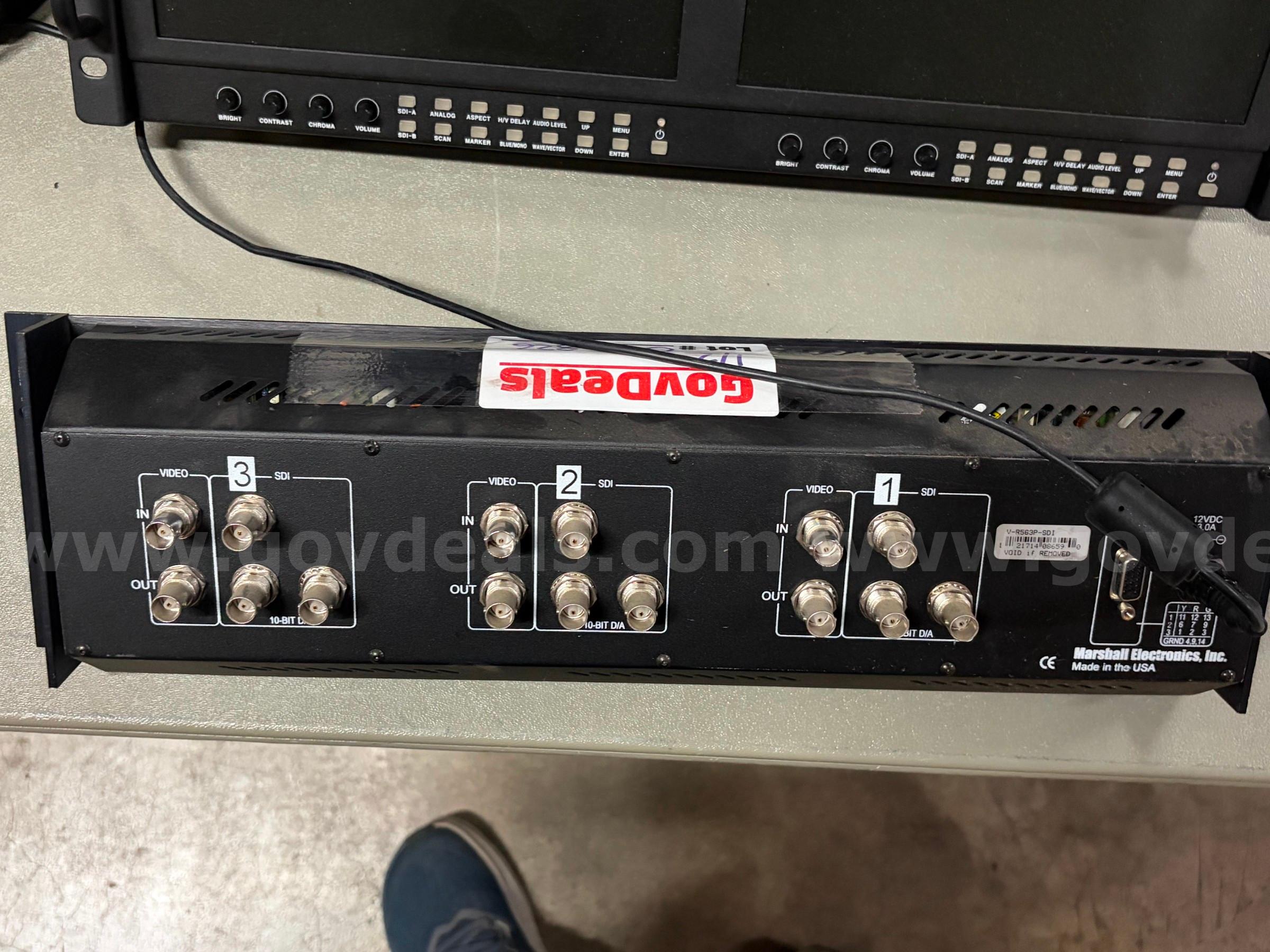 Five Eyes, Zero Alibis: Postium & Marshall Dual/Triple Rack Monitor Bundle (Untested!)   Government Surplus Auction - Photo #5
