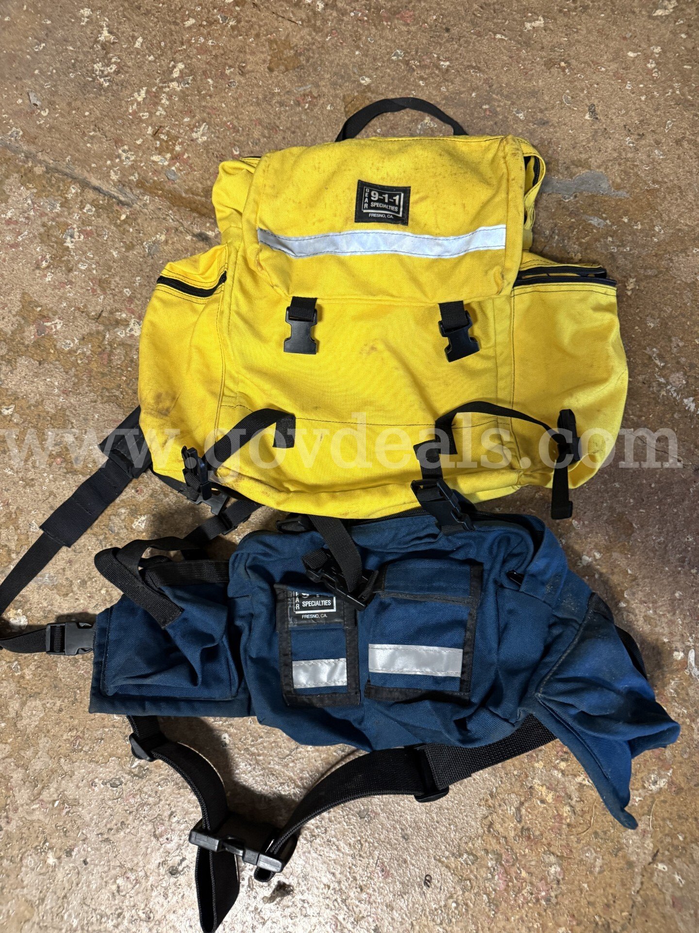 Field Back Pack Gear 911 Web Gear - Day PAck Government Surplus Auction - Primary Photo