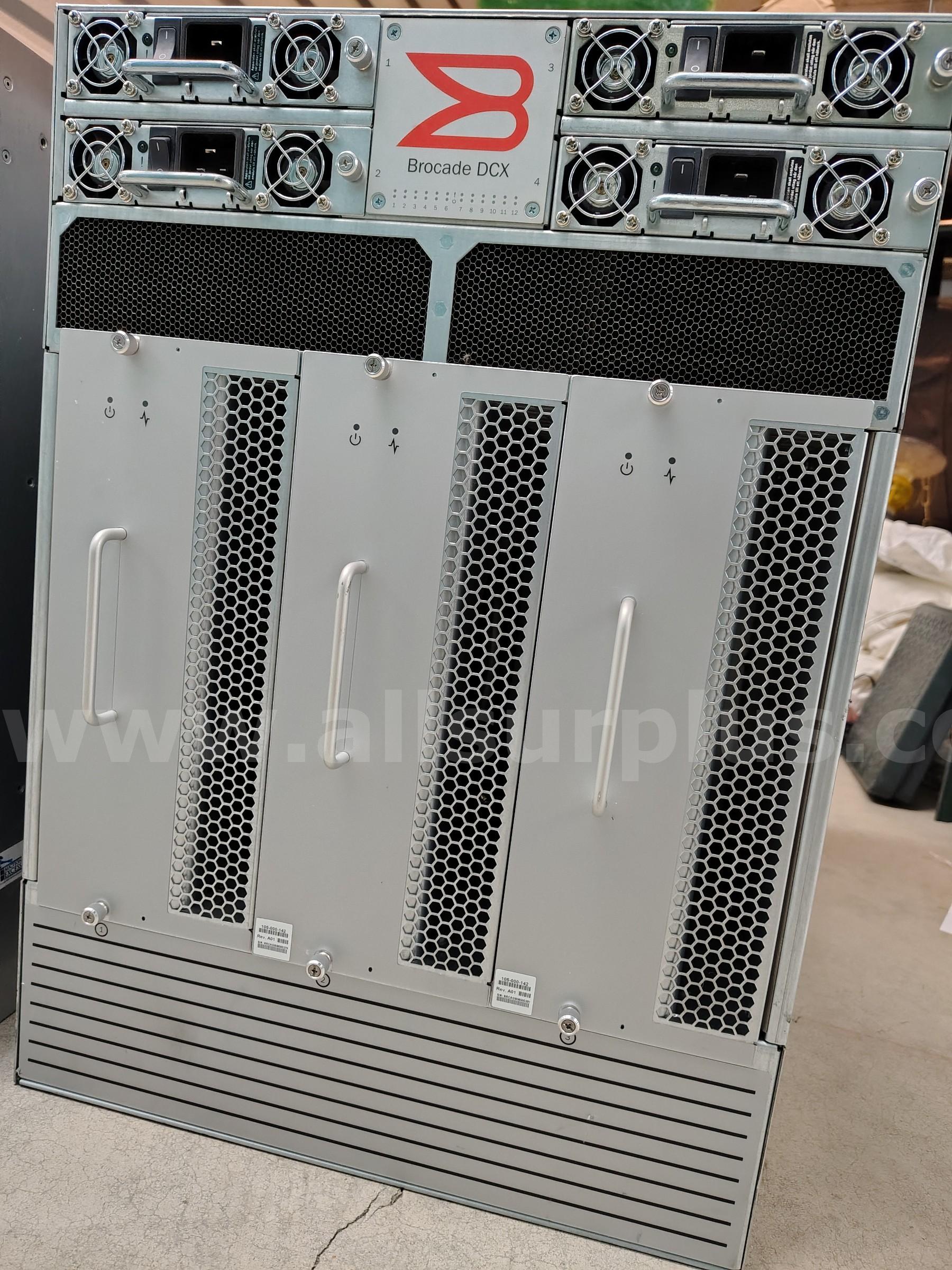 1 LOT 1EA. BROCADE DCX  W/6 EA. FC8-48. 2 EA. FC8-32. 2 CP8. 2 CR8. 4 PSU. 3 FAN.
