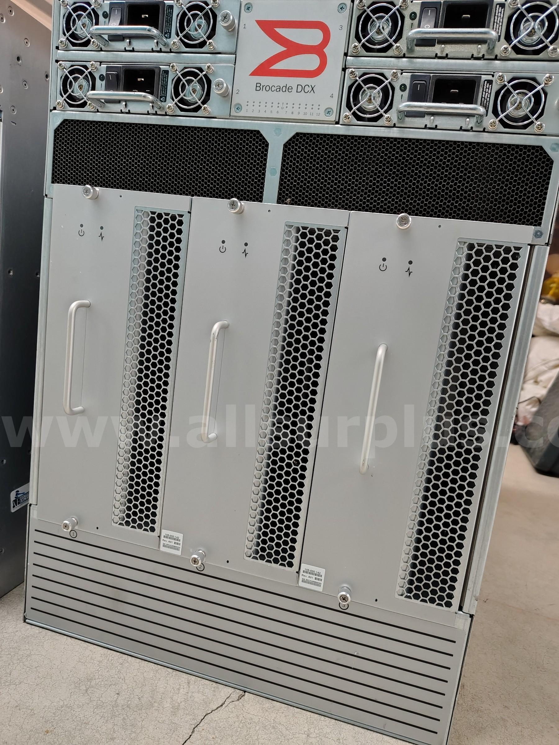 1 LOT 1EA. BROCADE DCX  W/6 EA. FC8-48. 2 EA. FC8-32. 2 CP8. 2 CR8. 4 PSU. 3 FAN. Brocade  Government Surplus Auction - Photo #6