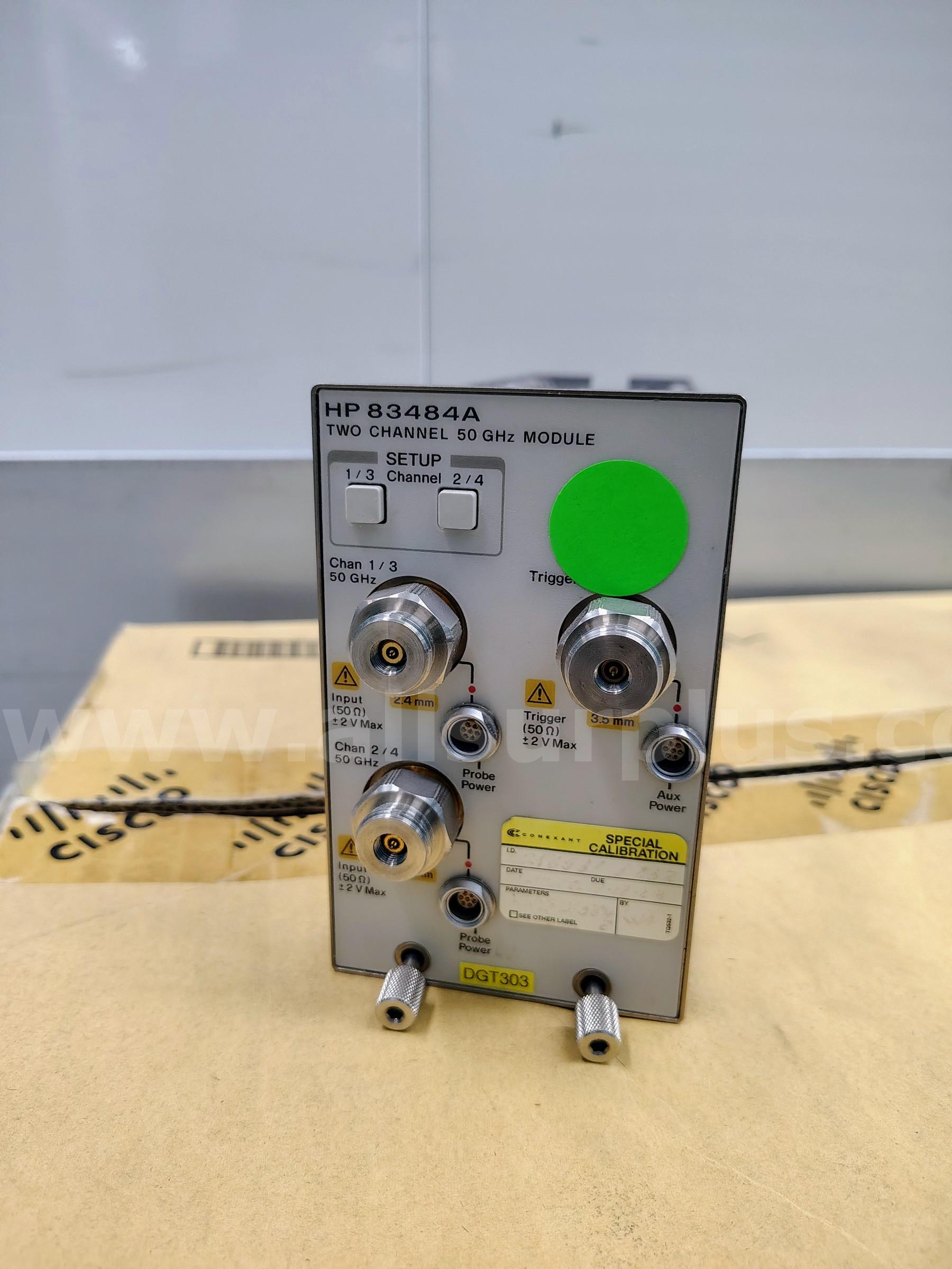 1LOT 1ea. HP 83484A Dual Two Channel 50GHz Electrical Plug HP  Government Surplus Auction - Photo #4