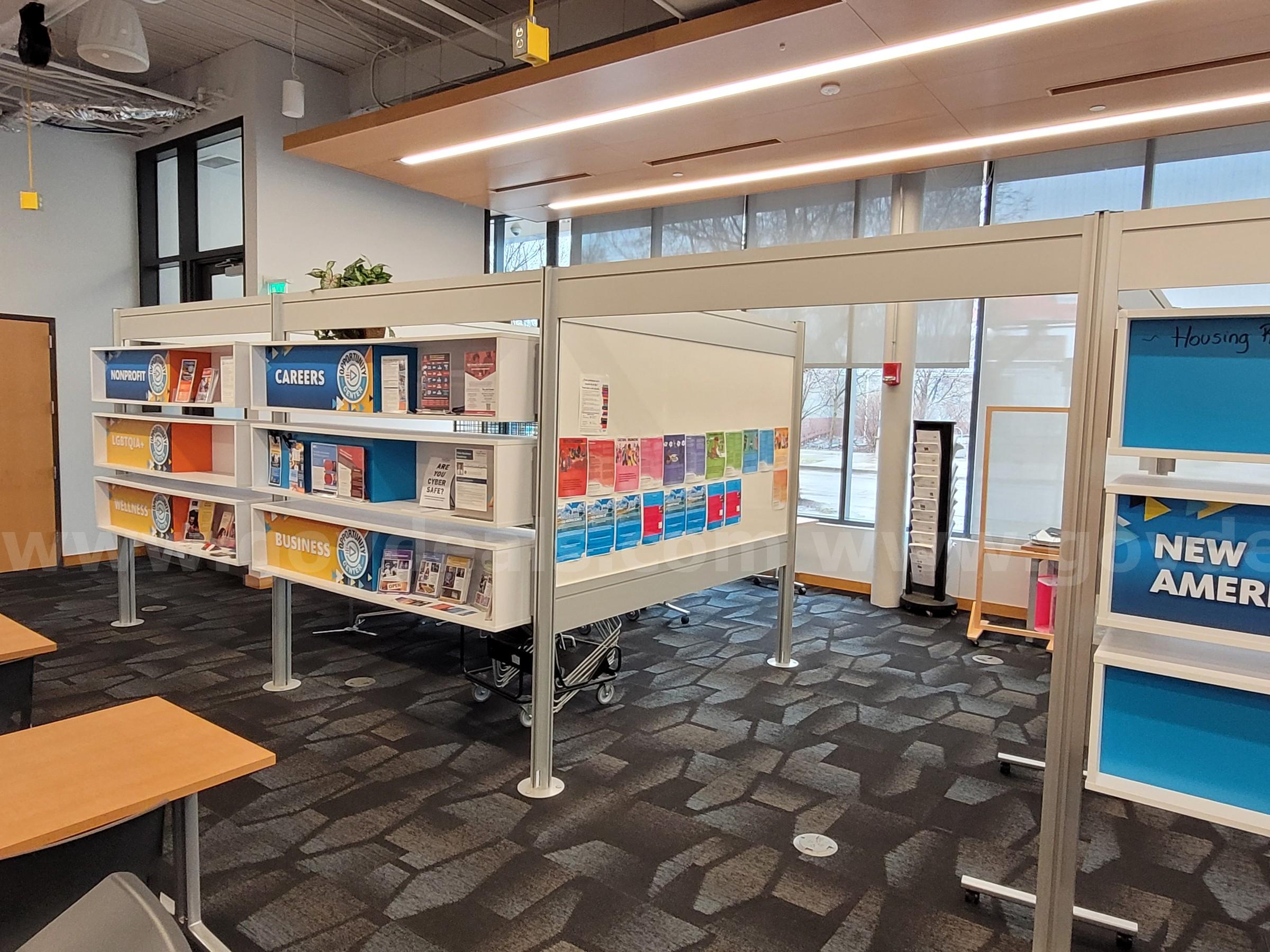 Pathways R Post and Beam by Steelcase Modular Office System   Government Surplus Auction - Photo #3