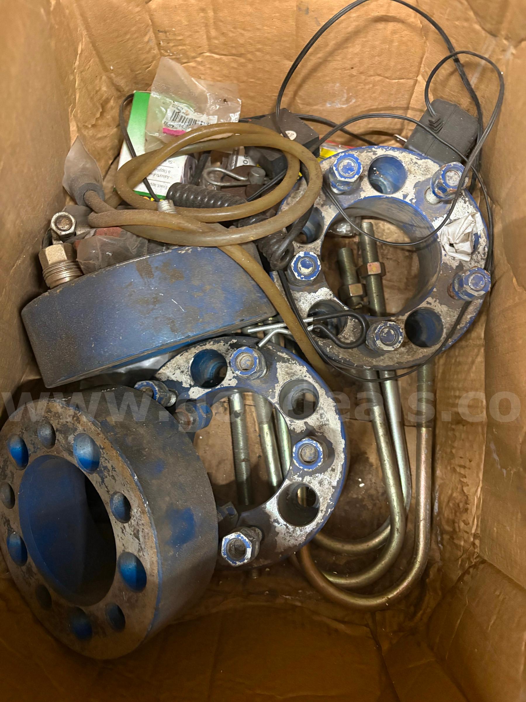 BOX OF AUTOMOTIVE PARTS - CAN SHIP - MA