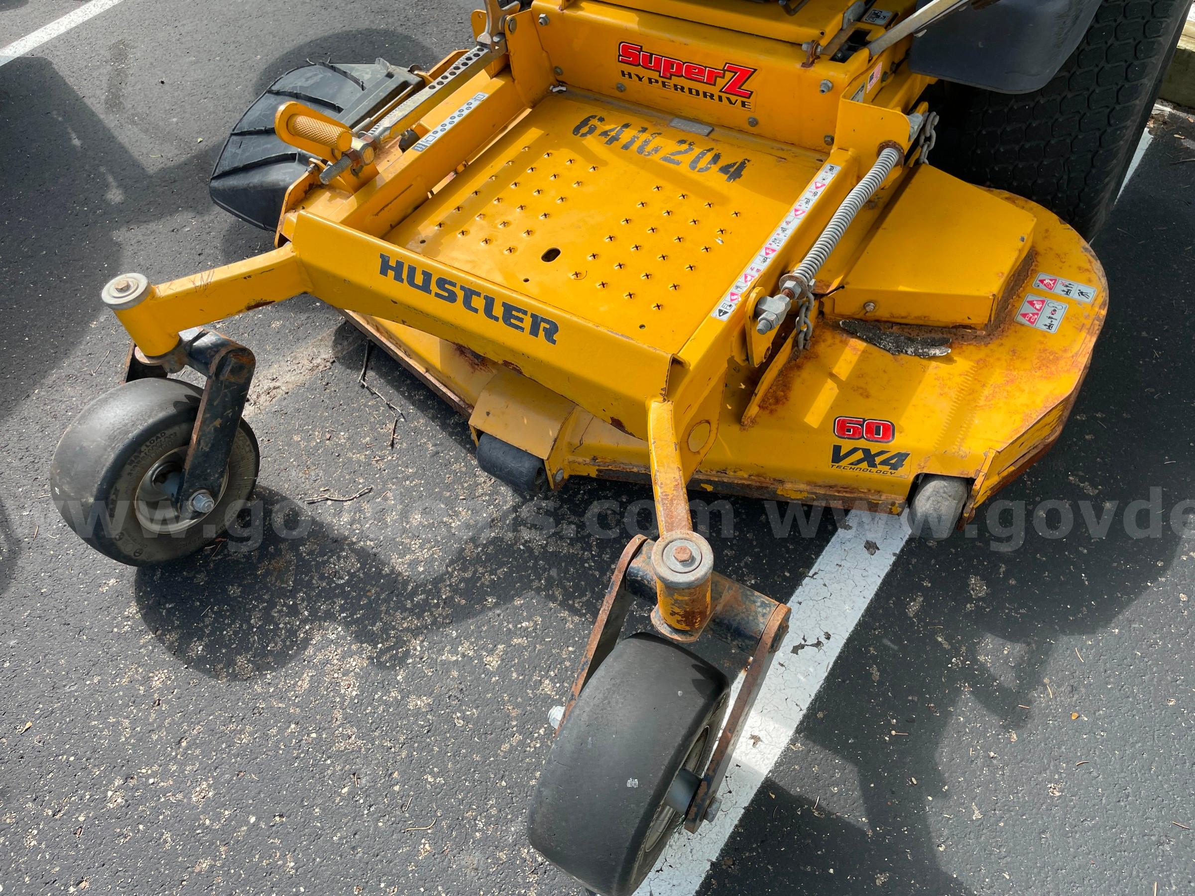 Hustler VX4 Zero-Turn Mower, 60in deck HUSTLER 60 Government Surplus Auction - Photo #6