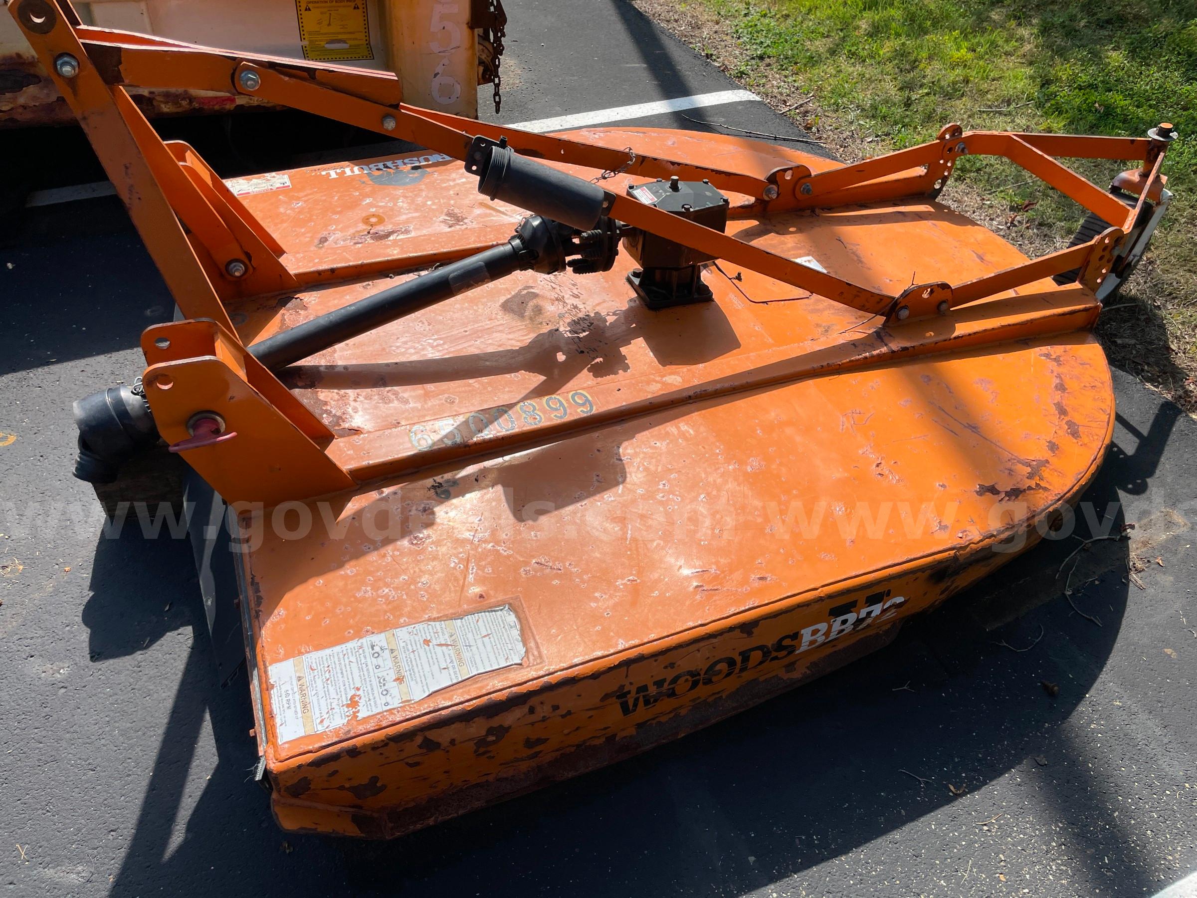 Woods BrushBull Mower Deck, Model BB72X with 3-Point Hitch WOODS BB72X Government Surplus Auction - Photo #2