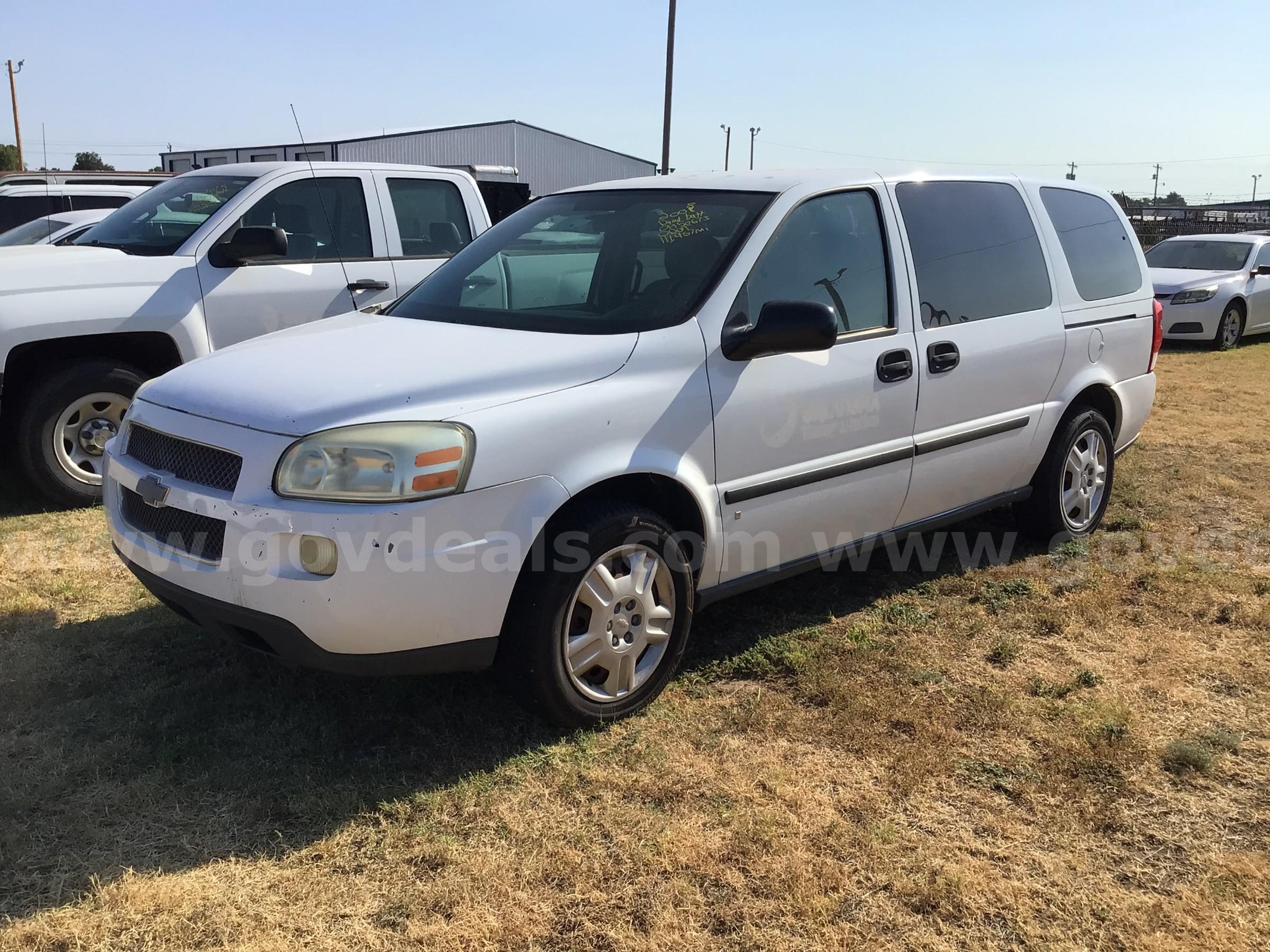2008 Chevrolet Uplander Chevrolet Uplander Government Surplus Auction - Photo #2