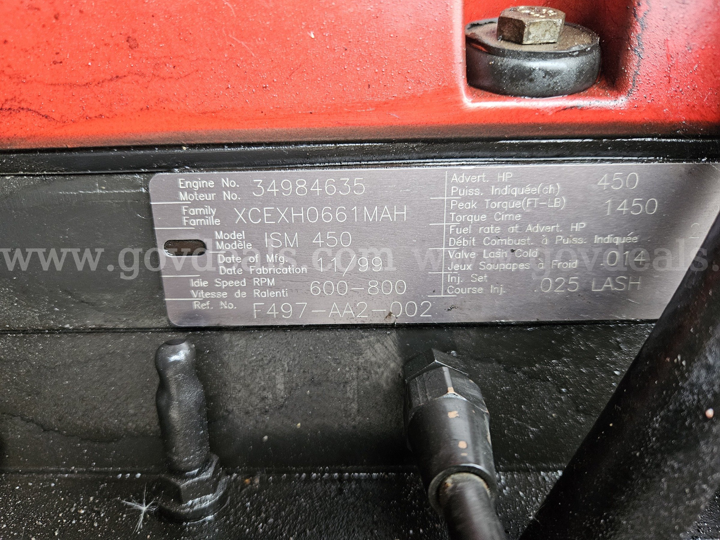 2000 Spartan Gladiator Ladder Truck Spartan Gladiator Government Surplus Auction - Photo #6