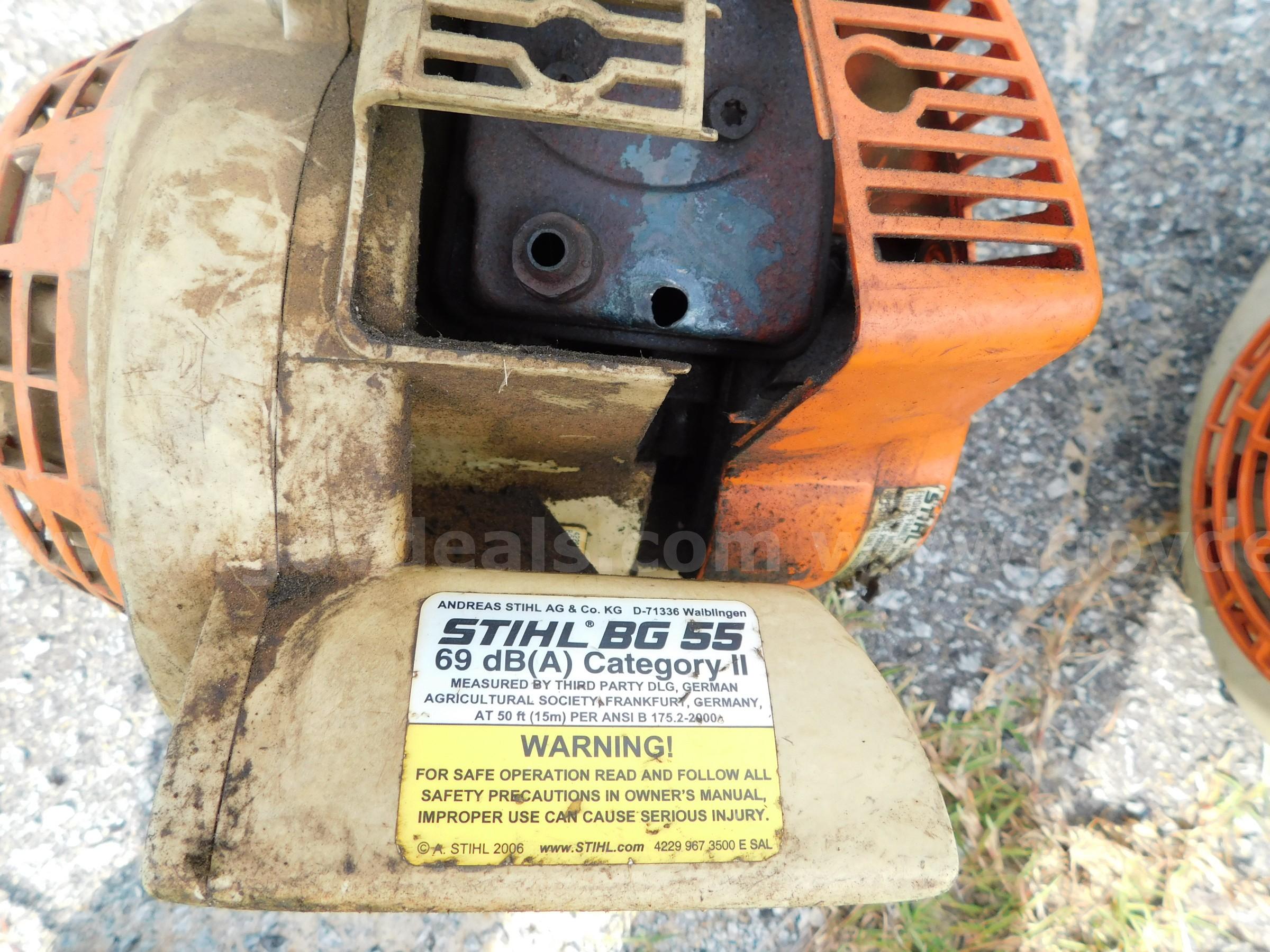 LEAF BLOWERS,  2 HAND HELD, STIHL STIHL BG 55 Government Surplus Auction - Photo #3