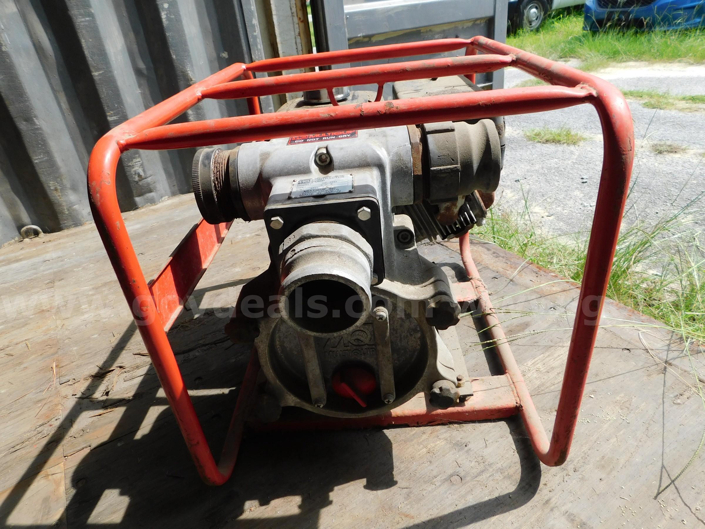 PUMP, 3 X 3 MULITQUIP MULTIQUIP QP-3TH Government Surplus Auction - Photo #4