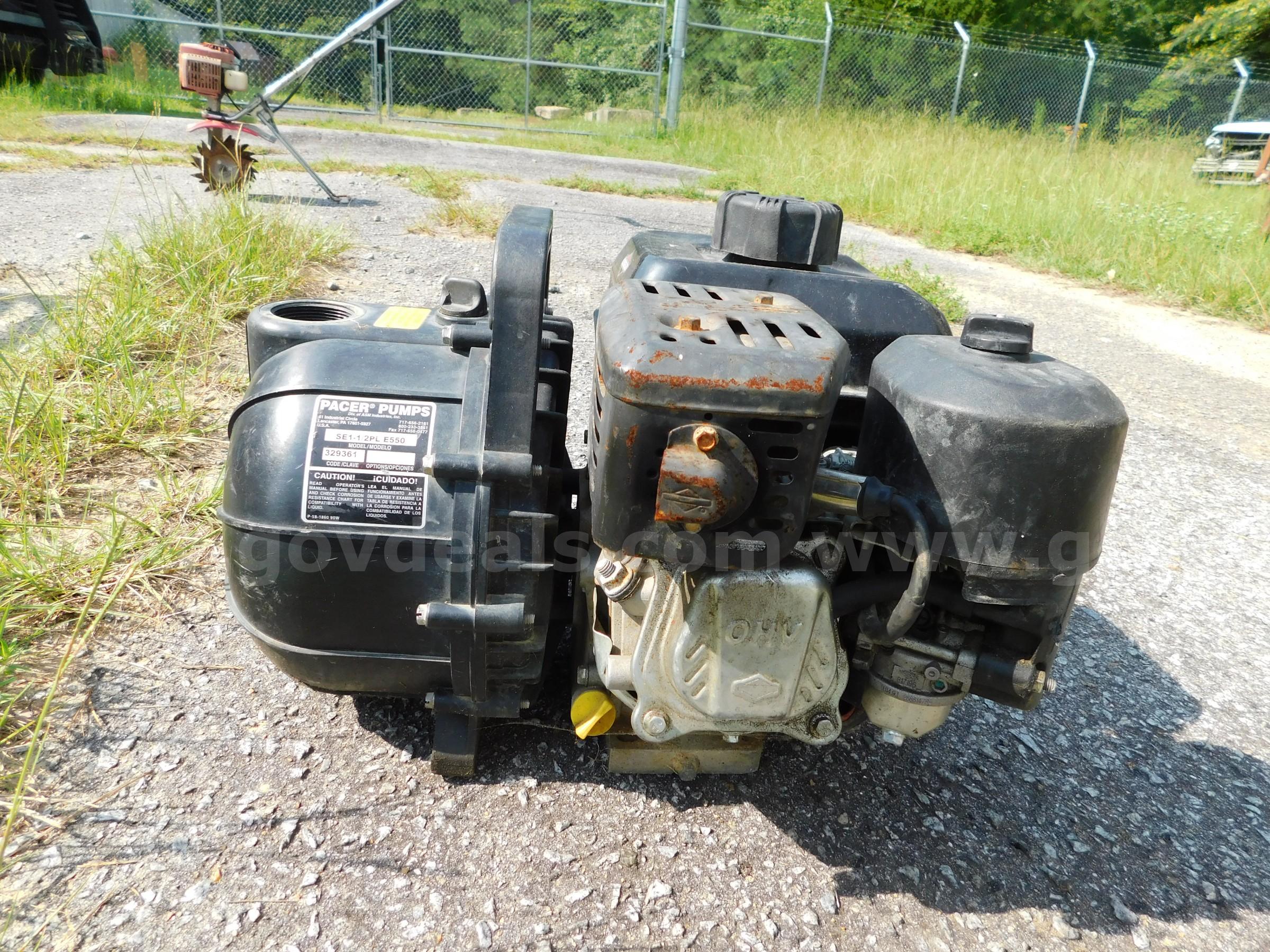 PUMP, PACER PACER SE1-1/2PL E550 Government Surplus Auction - Photo #4