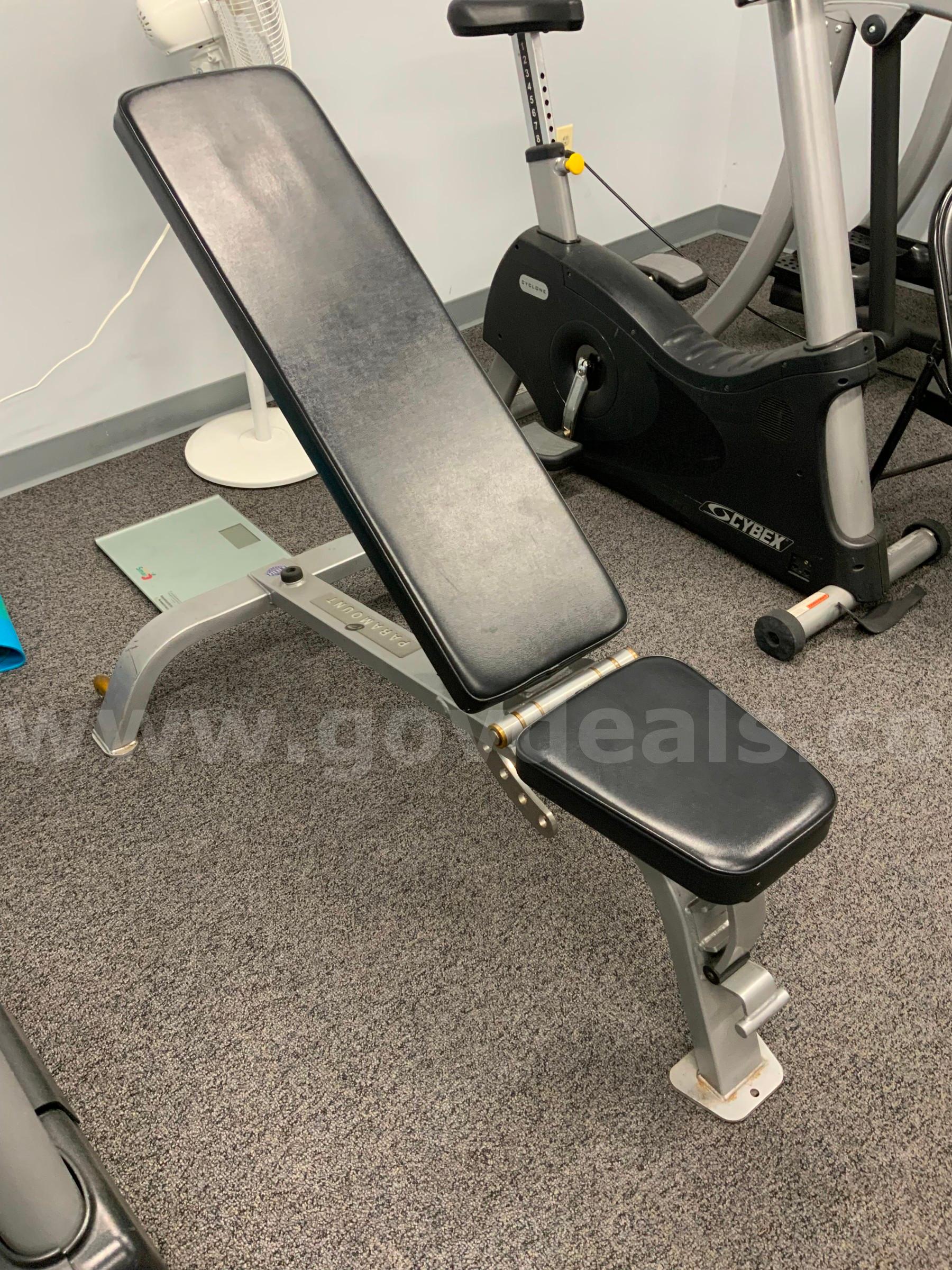 Paramount Fitness XL6700S Portable Adjustable Free Weight Incline Bench Gym Exercise Equipment #R4