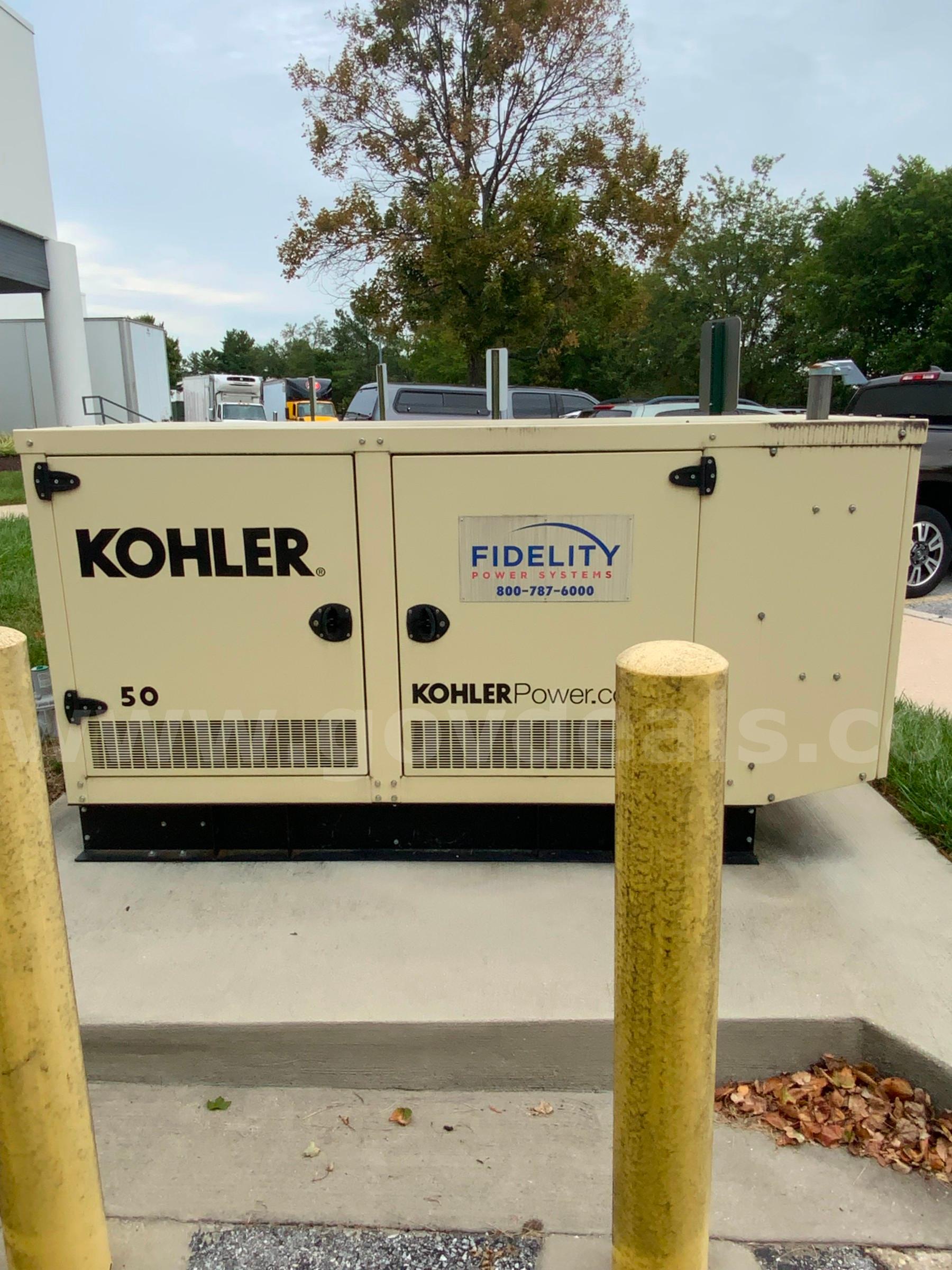 2021 Kohler KG50 Industrial Gaseous Natural Gas Generator Set 53KW 3PH 187.2 Hours #R9 Kohler 187 Government Surplus Auction - Photo #2