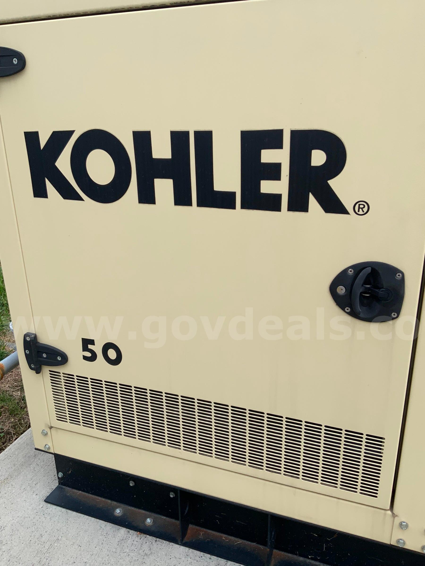 2021 Kohler KG50 Industrial Gaseous Natural Gas Generator Set 53KW 3PH 187.2 Hours #R9 Kohler 187 Government Surplus Auction - Photo #3