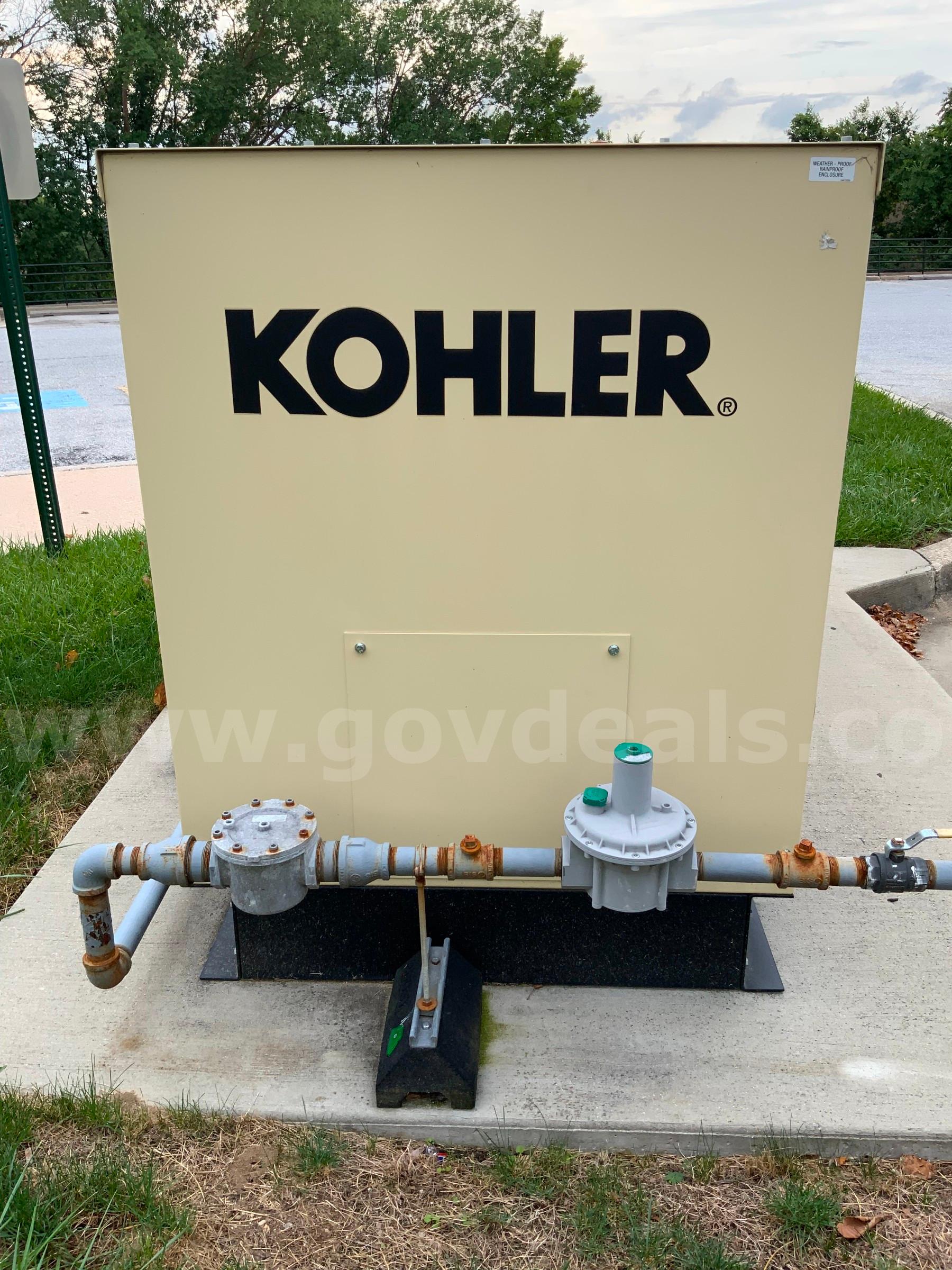 2021 Kohler KG50 Industrial Gaseous Natural Gas Generator Set 53KW 3PH 187.2 Hours #R9 Kohler 187 Government Surplus Auction - Photo #4