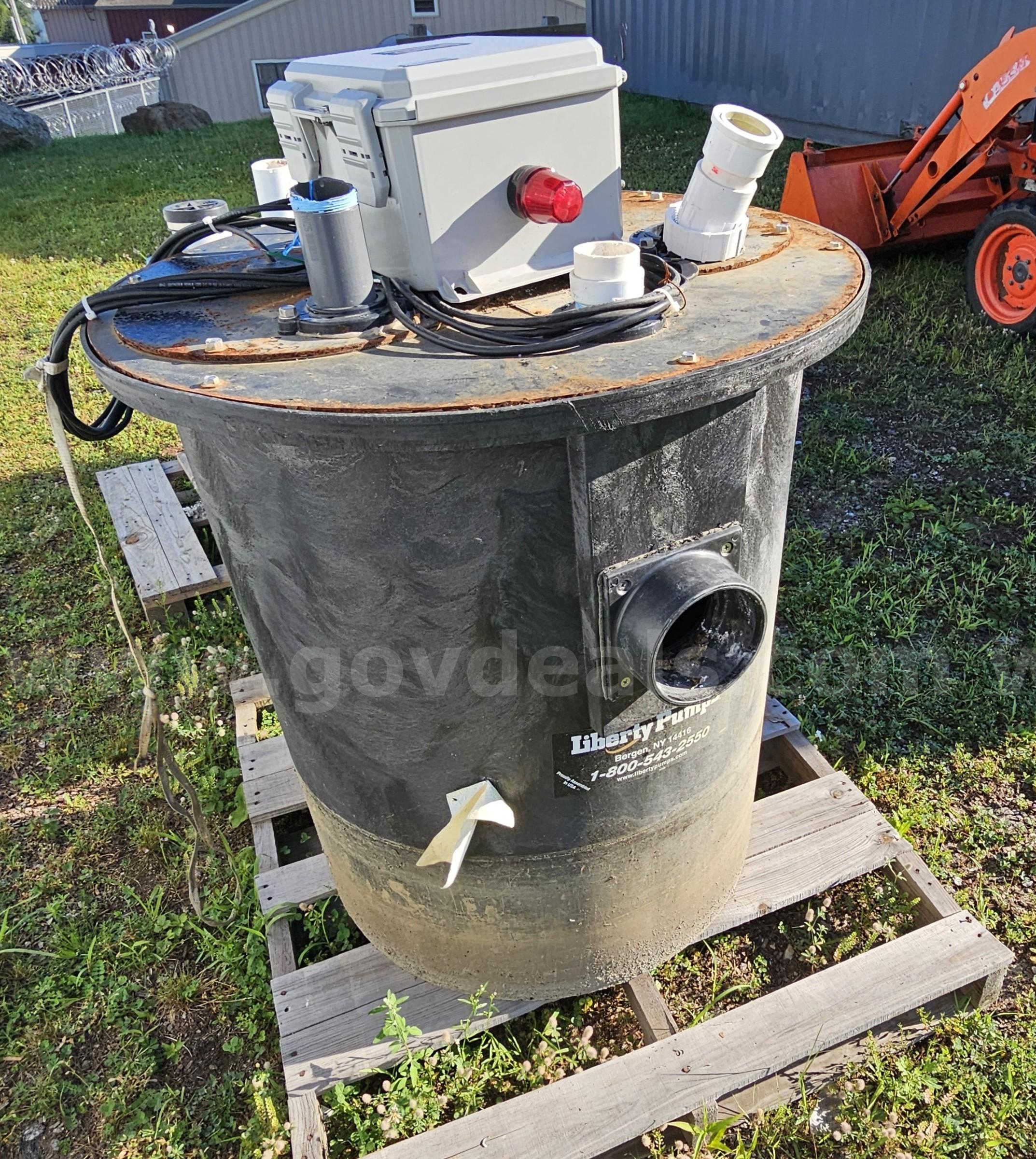 Grease Interceptor with Liberty Pump   Government Surplus Auction - Photo #2