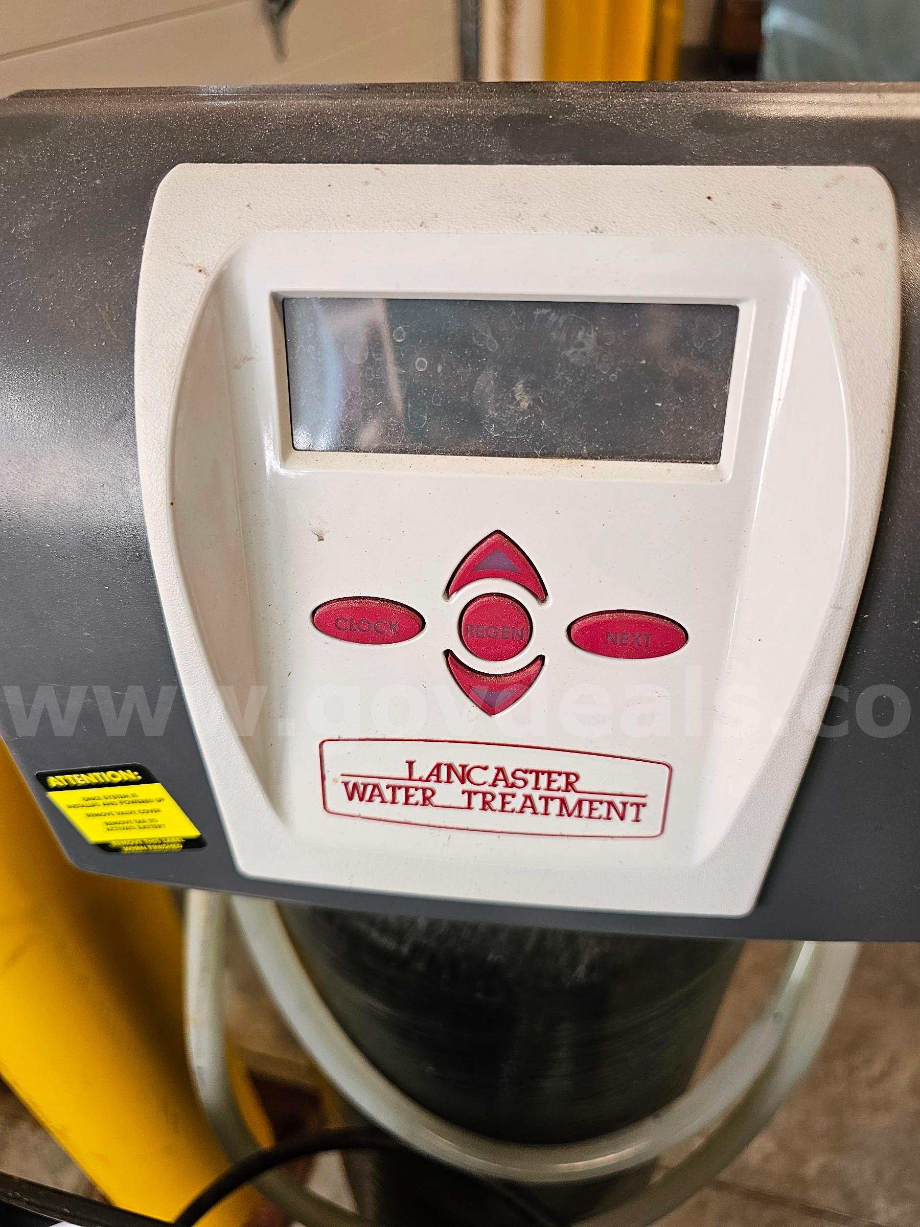 Lancaster Water Treatment automatic water softener   Government Surplus Auction - Photo #2